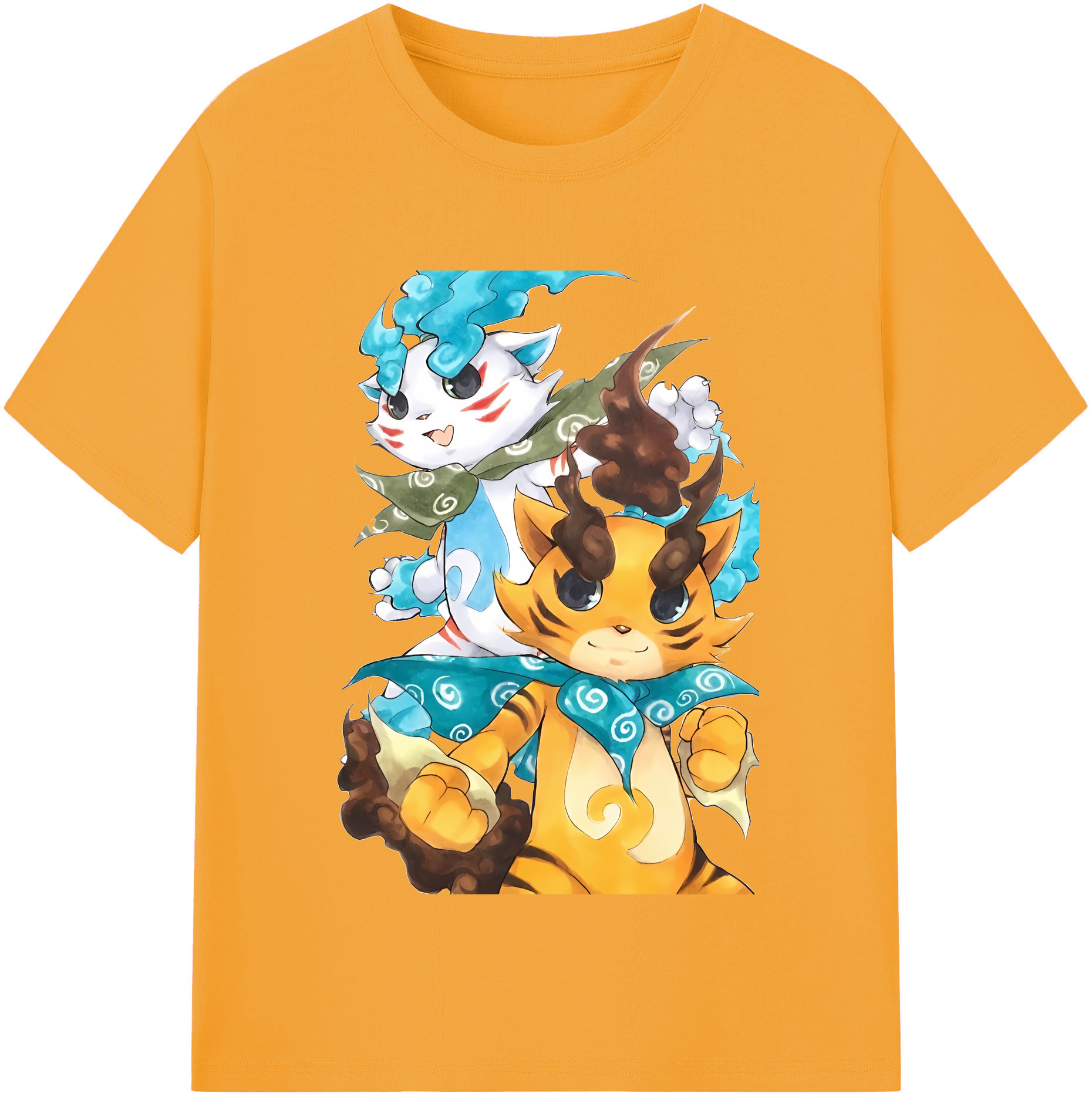 （画像用） 妖怪ウォッチ Yo-kai Watch 綿100％半袖Tシャツ（フロントプリント）