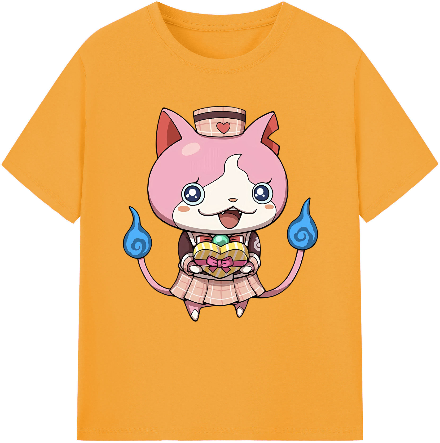 （画像用） 妖怪ウォッチ Yo-kai Watch 綿100％半袖Tシャツ（フロントプリント）