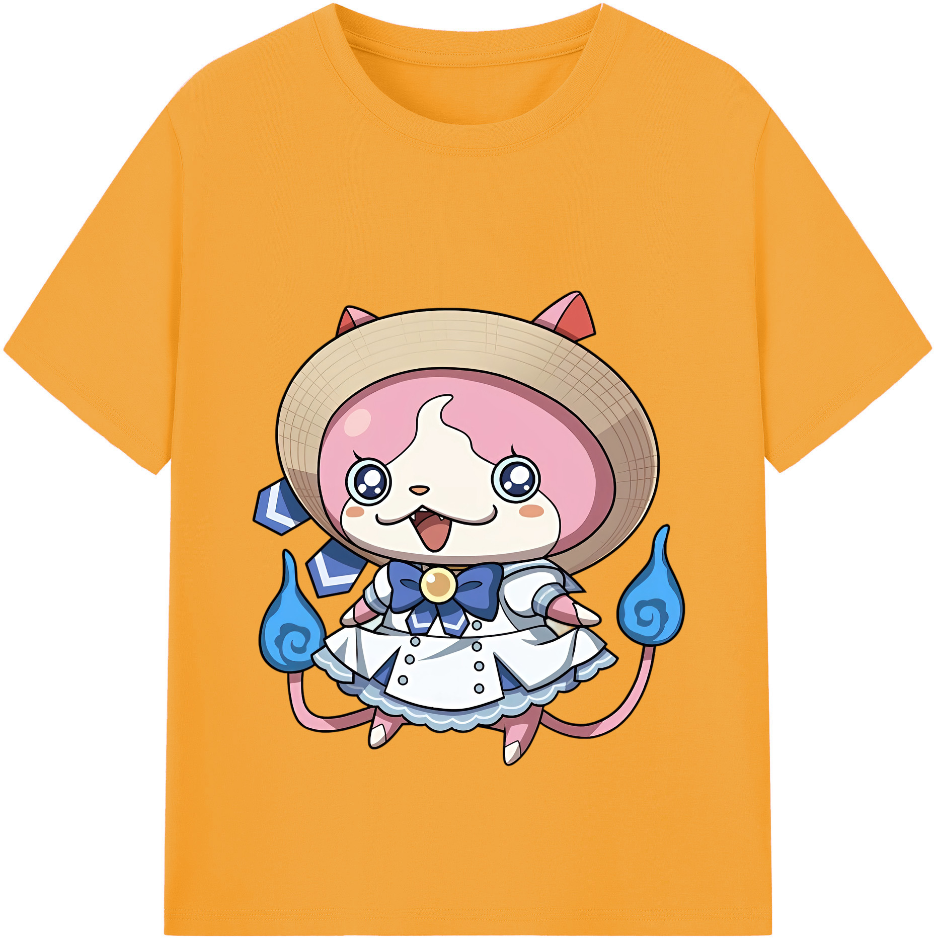 （画像用） 妖怪ウォッチ Yo-kai Watch 綿100％半袖Tシャツ（フロントプリント）
