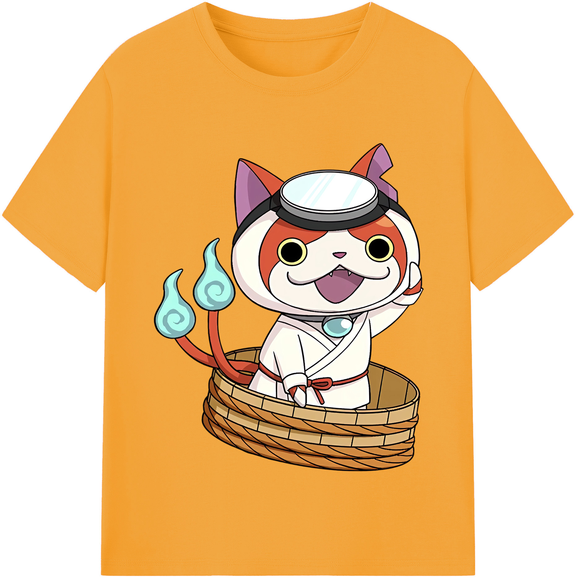 （画像用） 妖怪ウォッチ Yo-kai Watch 綿100％半袖Tシャツ（フロントプリント）