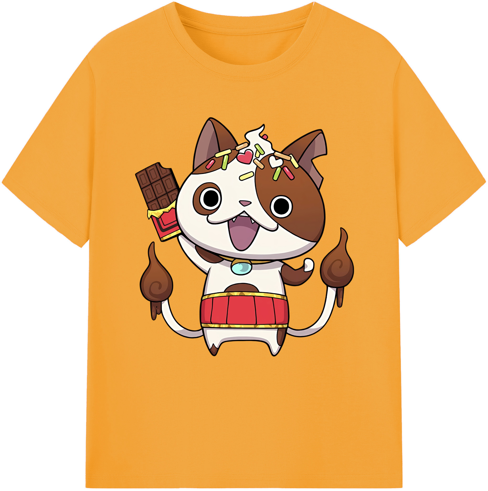 （画像用） 妖怪ウォッチ Yo-kai Watch 綿100％半袖Tシャツ（フロントプリント）