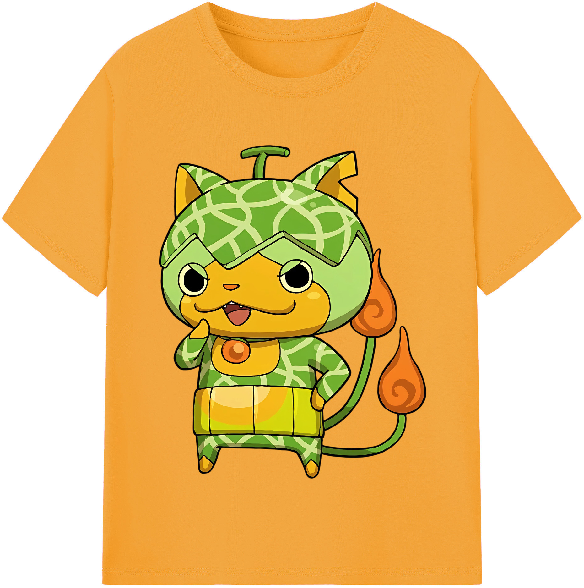 （画像用） 妖怪ウォッチ Yo-kai Watch 綿100％半袖Tシャツ（フロントプリント）