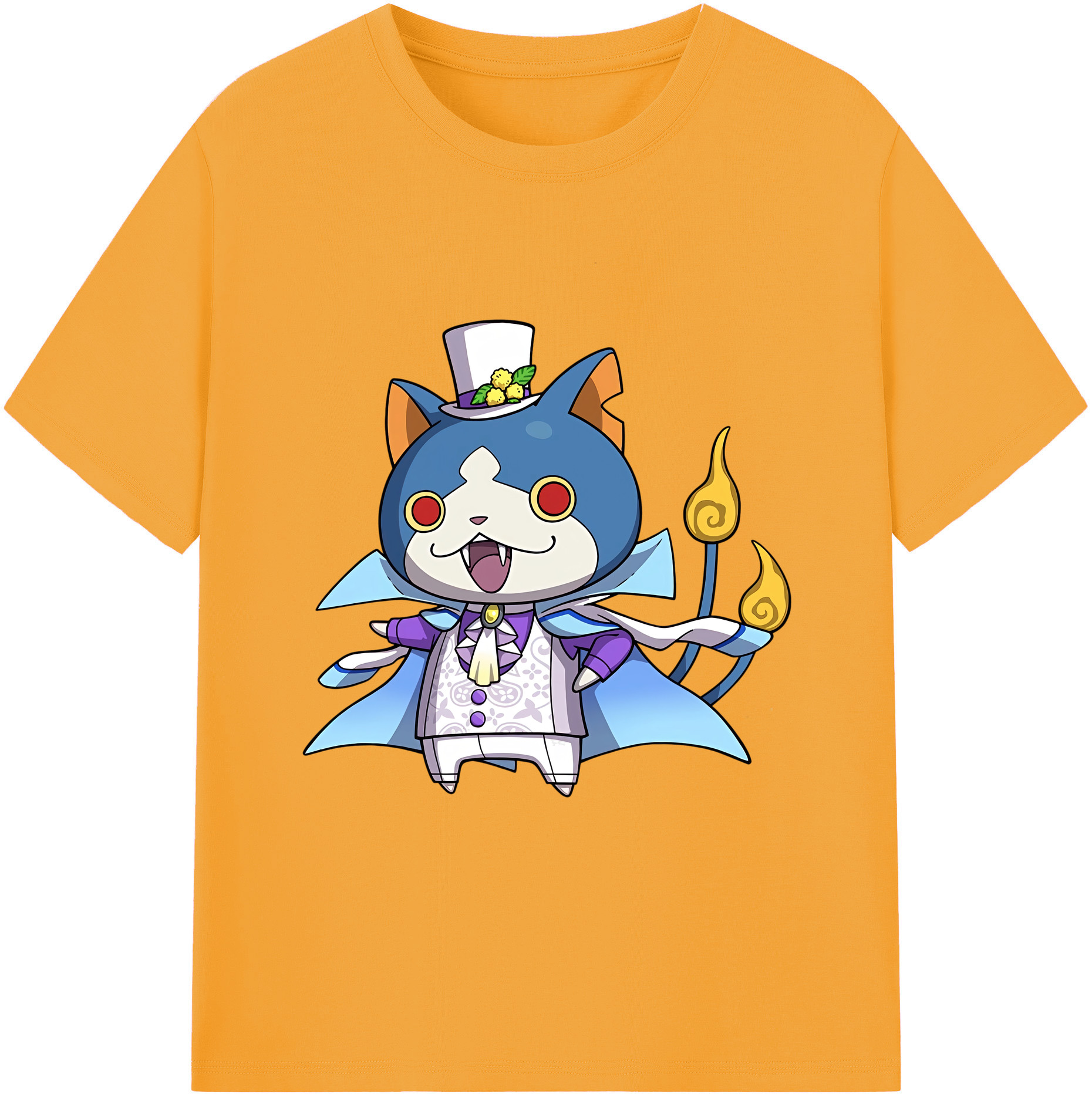 （画像用） 妖怪ウォッチ Yo-kai Watch 綿100％半袖Tシャツ（フロントプリント）