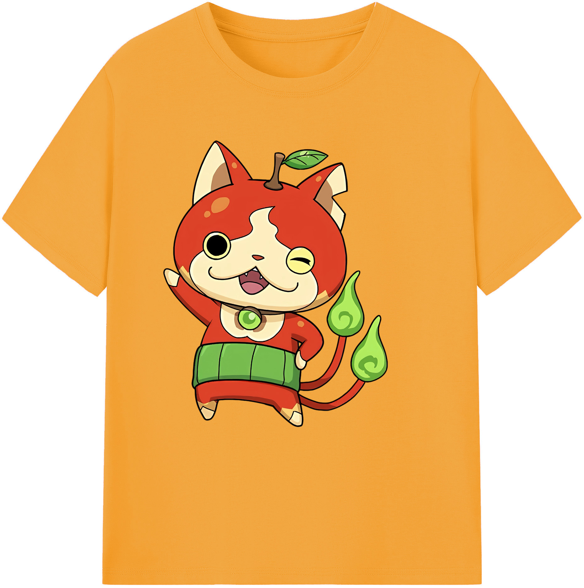 （画像用） 妖怪ウォッチ Yo-kai Watch 綿100％半袖Tシャツ（フロントプリント）