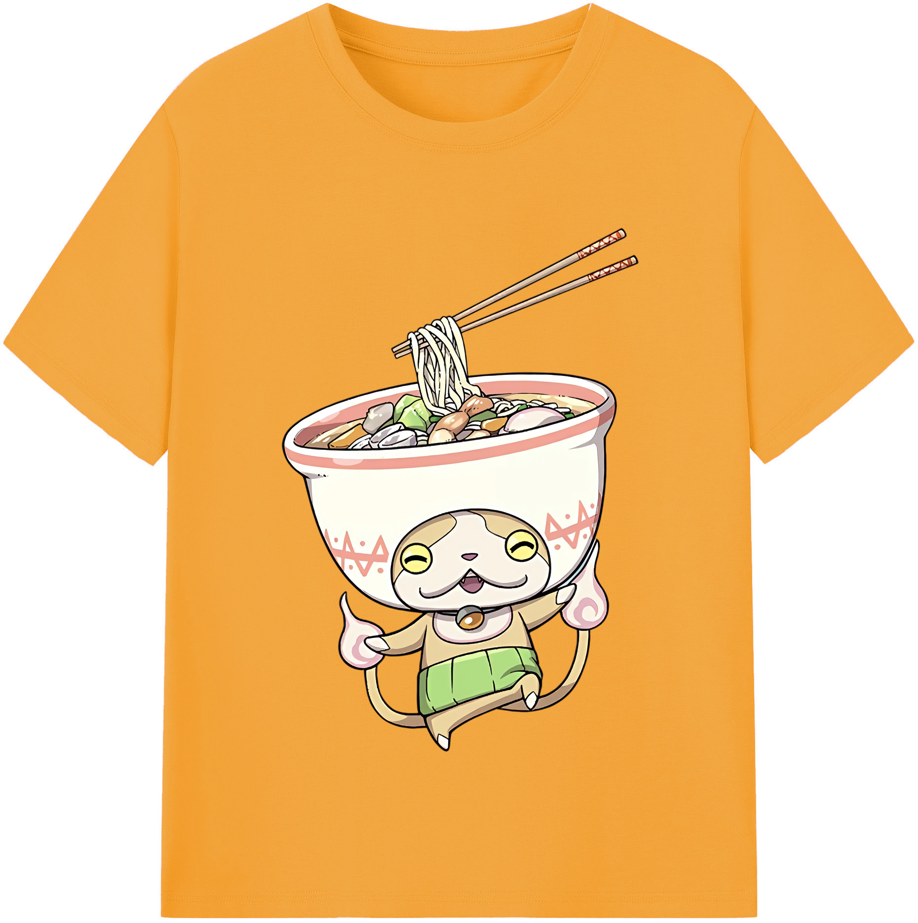 （画像用） 妖怪ウォッチ Yo-kai Watch 綿100％半袖Tシャツ（フロントプリント）