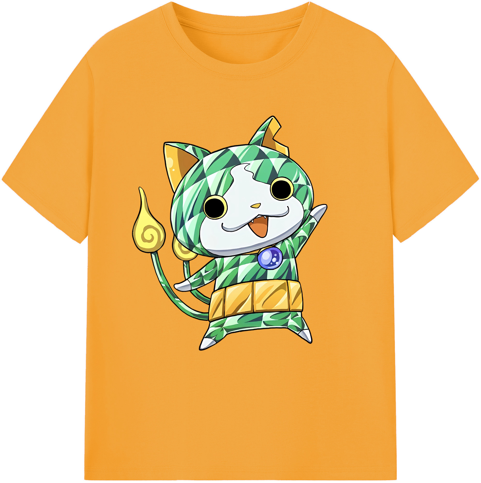 （画像用） 妖怪ウォッチ Yo-kai Watch 綿100％半袖Tシャツ（フロントプリント）
