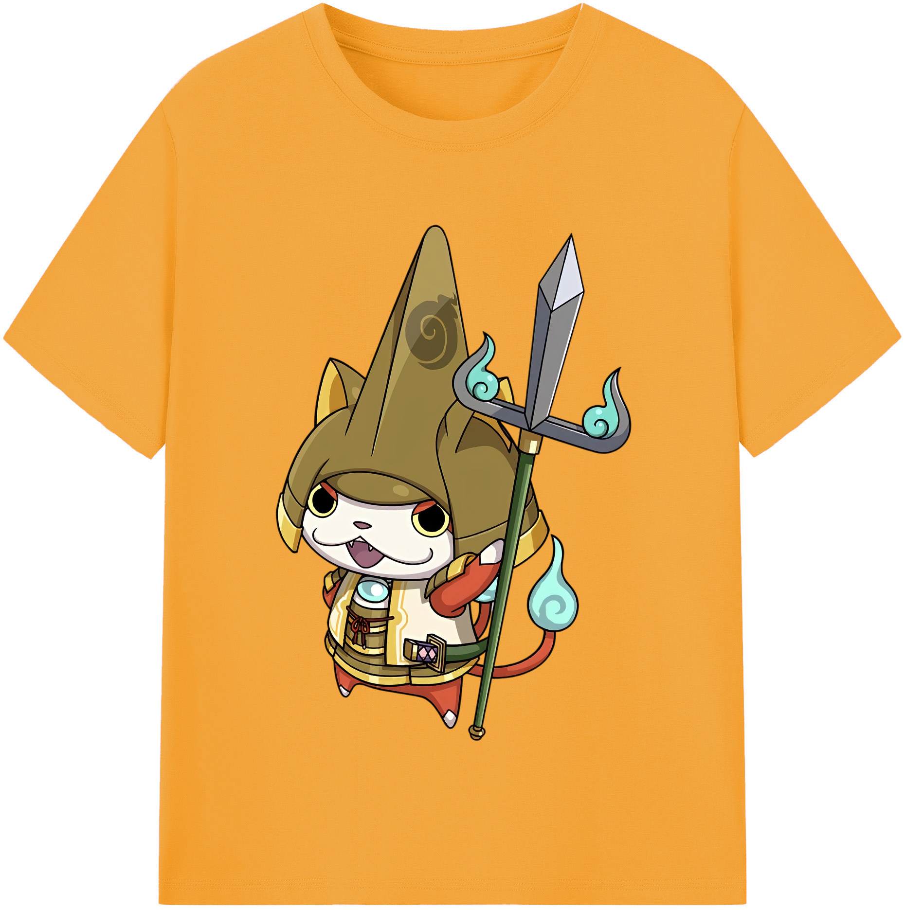 （画像用） 妖怪ウォッチ Yo-kai Watch 綿100％半袖Tシャツ（フロントプリント）