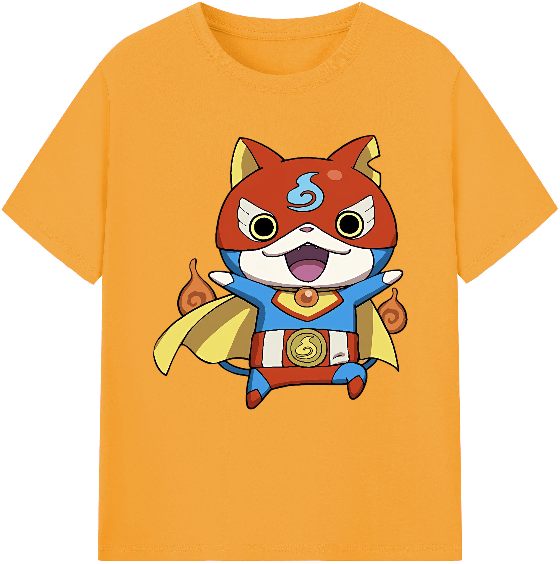 （画像用） 妖怪ウォッチ Yo-kai Watch 綿100％半袖Tシャツ（フロントプリント）