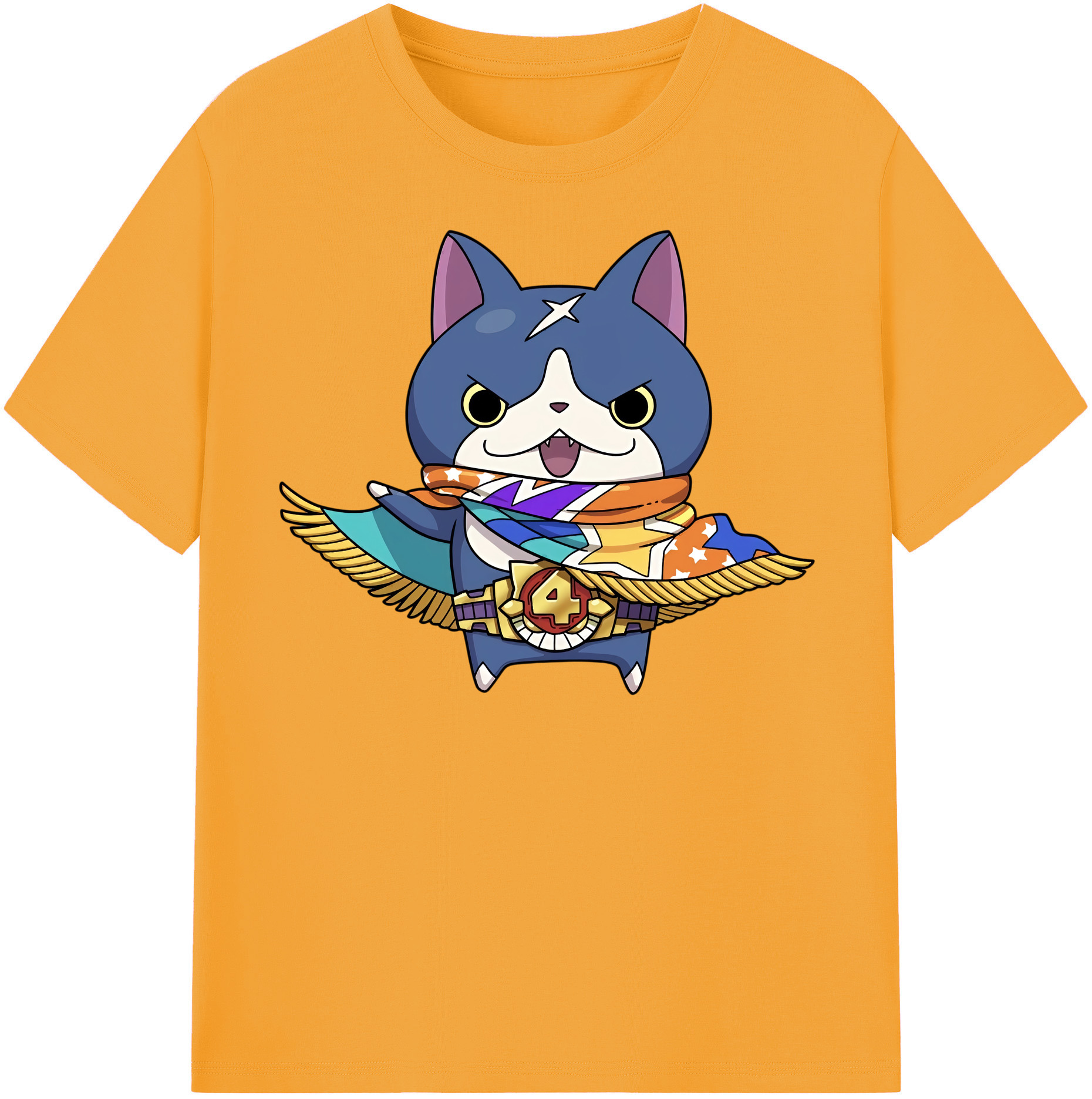 （画像用） 妖怪ウォッチ Yo-kai Watch 綿100％半袖Tシャツ（フロントプリント）