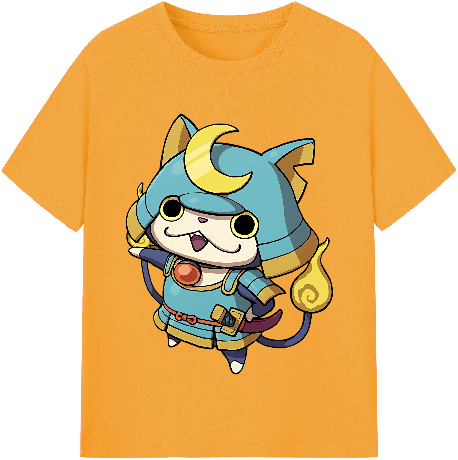 （画像用） 妖怪ウォッチ Yo-kai Watch 綿100％半袖Tシャツ（フロントプリント）
