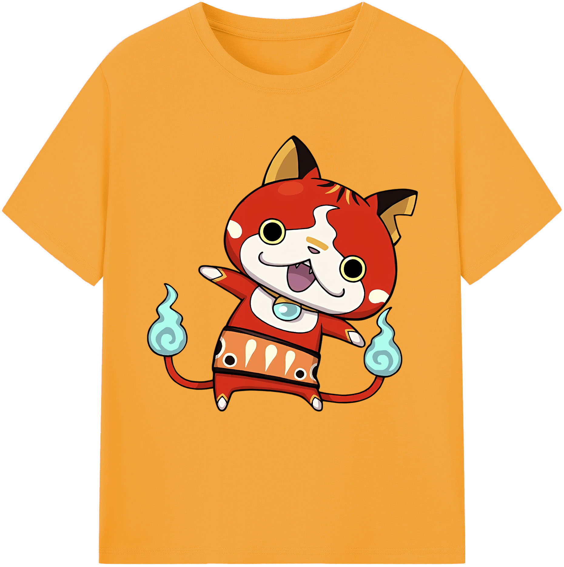 （画像用） 妖怪ウォッチ Yo-kai Watch 綿100％半袖Tシャツ（フロントプリント）