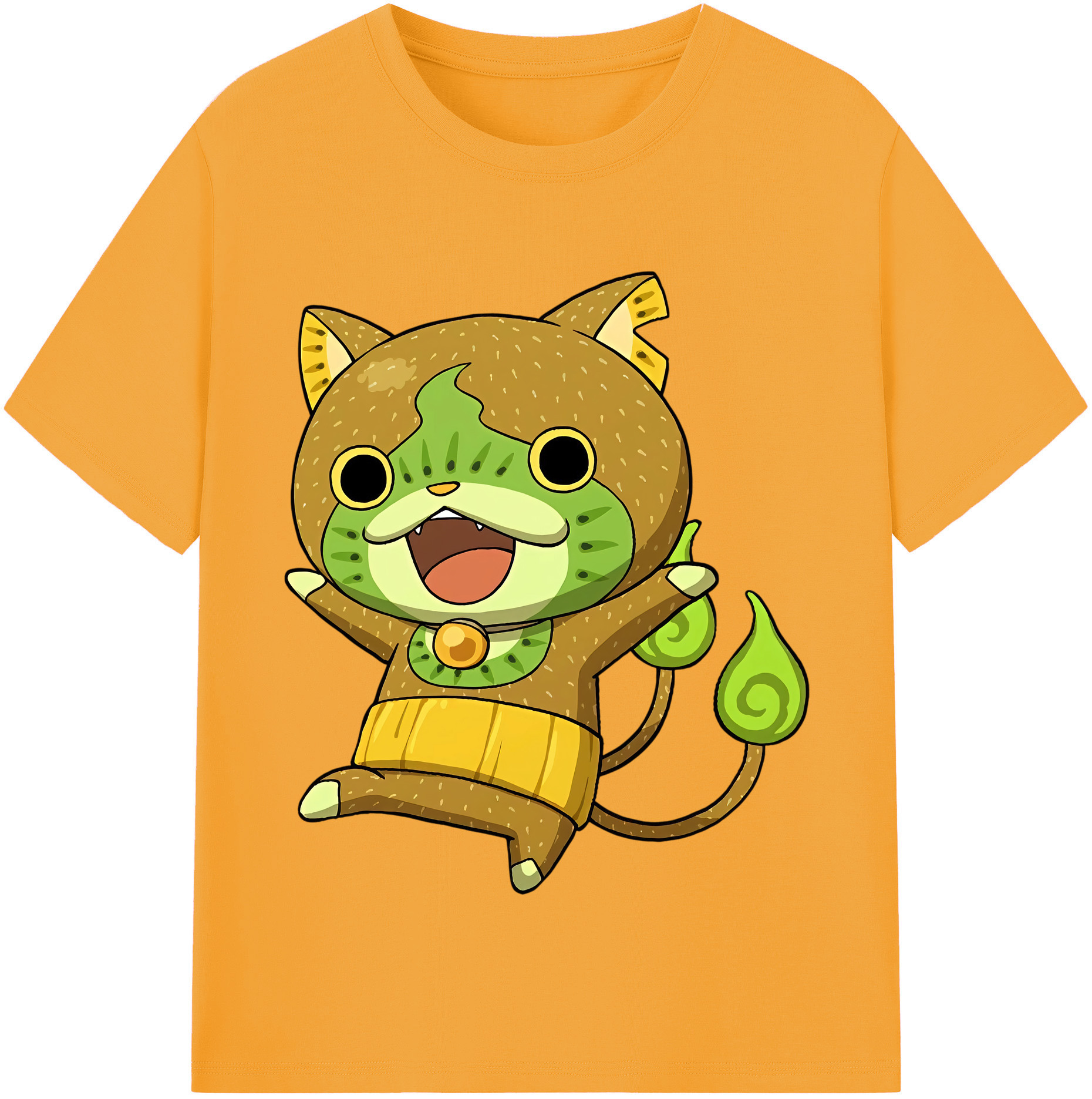 （画像用） 妖怪ウォッチ Yo-kai Watch 綿100％半袖Tシャツ（フロントプリント）