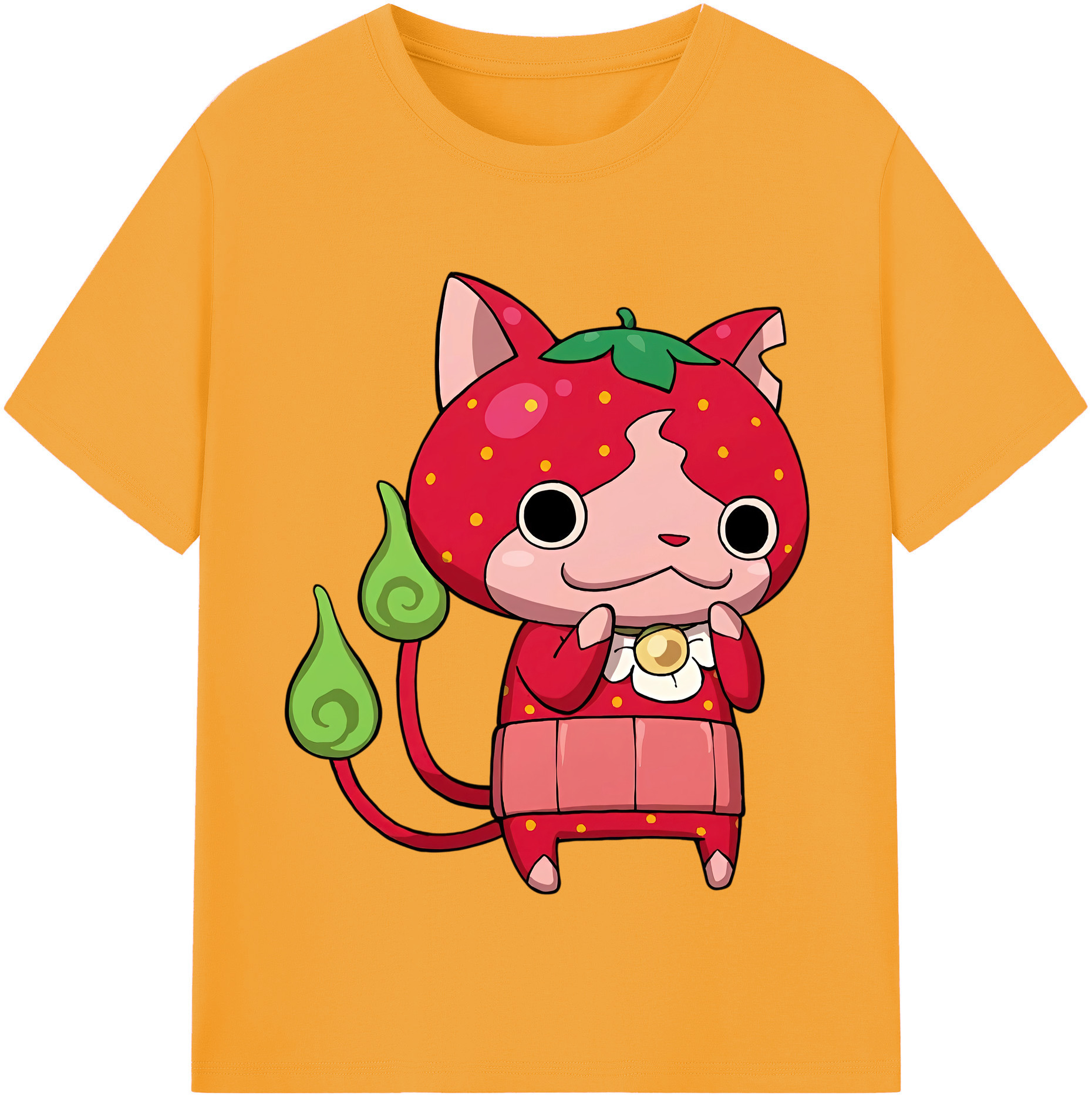 （画像用） 妖怪ウォッチ Yo-kai Watch 綿100％半袖Tシャツ（フロントプリント）