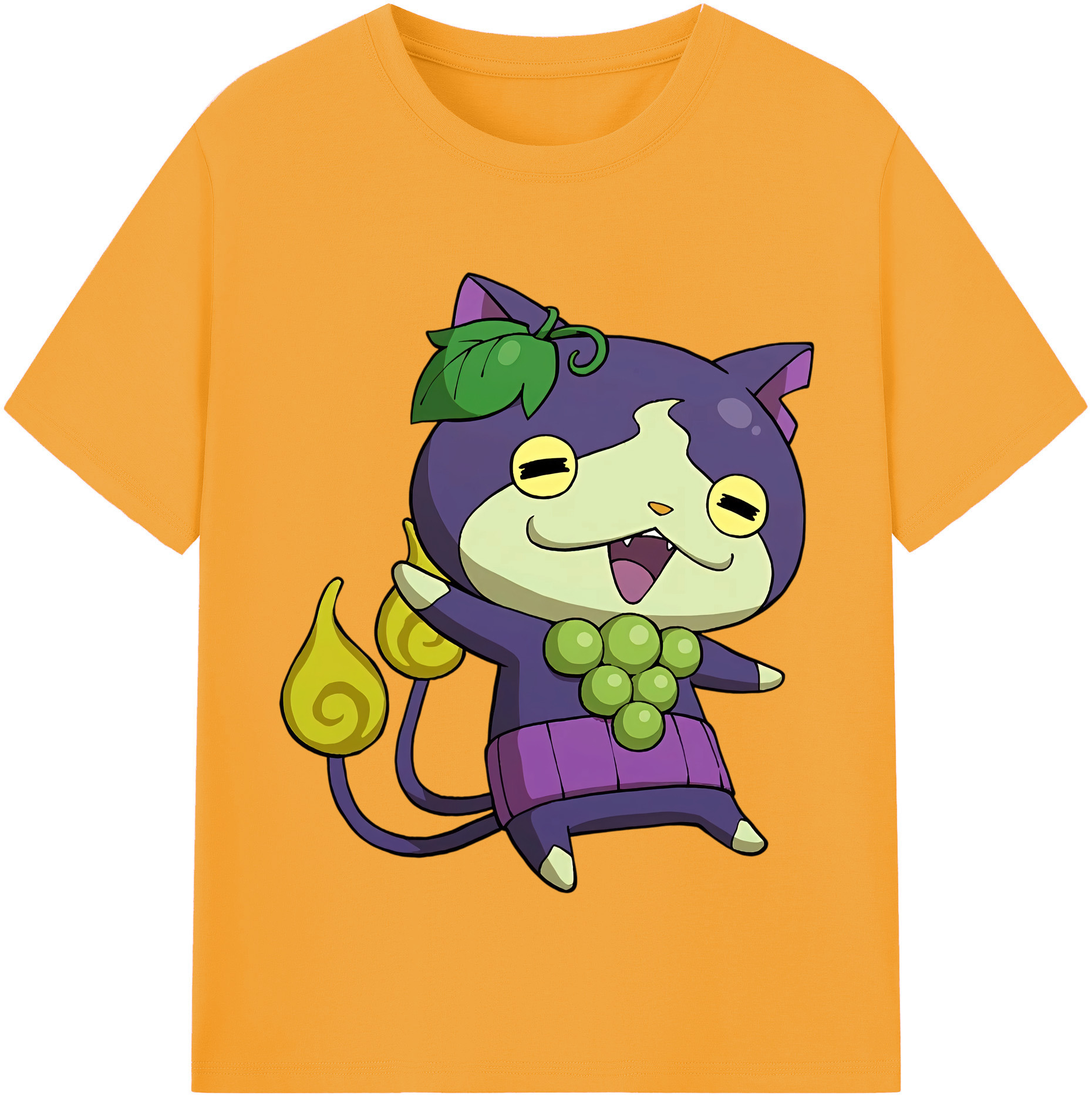 （画像用） 妖怪ウォッチ Yo-kai Watch 綿100％半袖Tシャツ（フロントプリント）