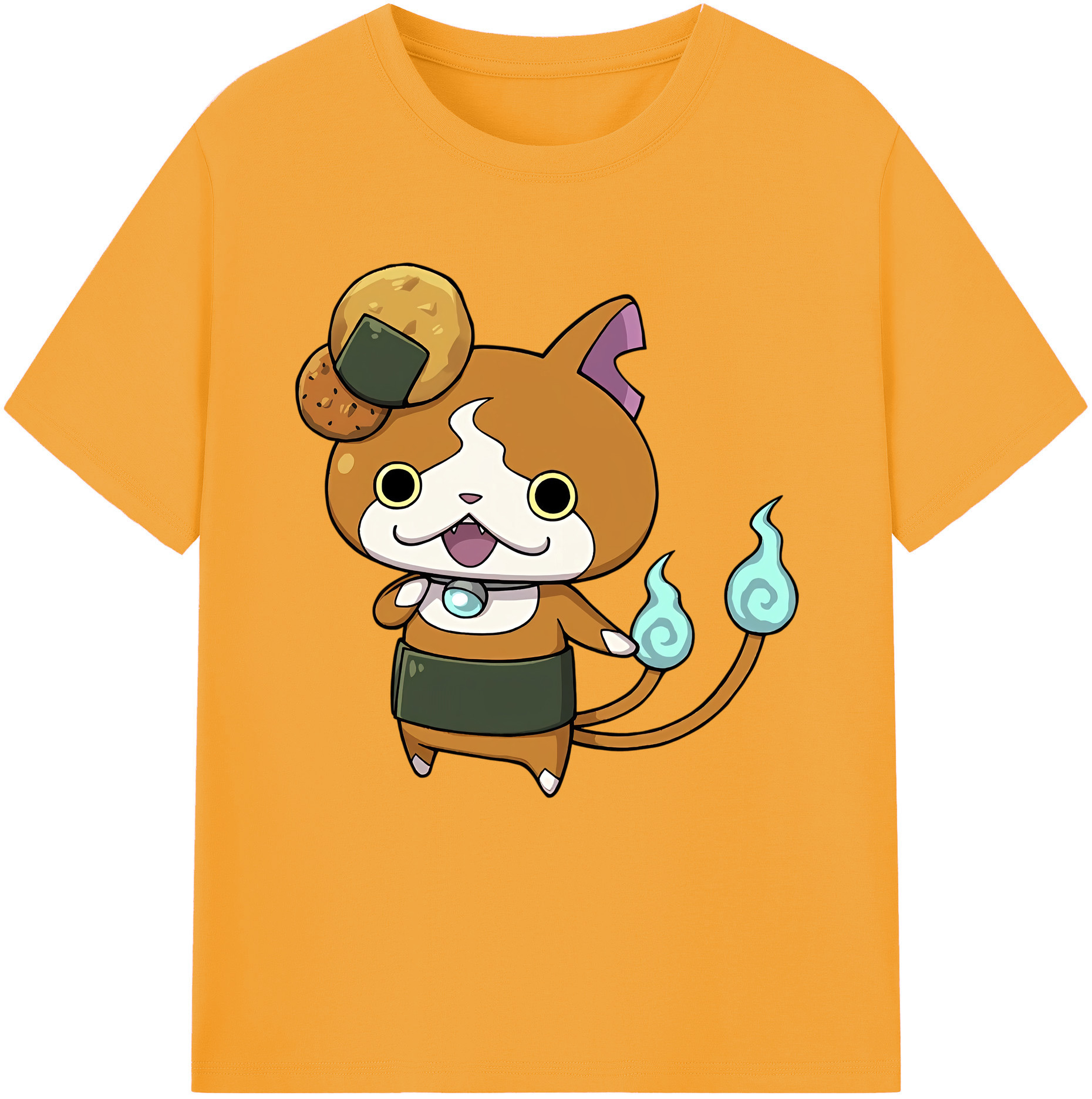 （画像用） 妖怪ウォッチ Yo-kai Watch 綿100％半袖Tシャツ（フロントプリント）