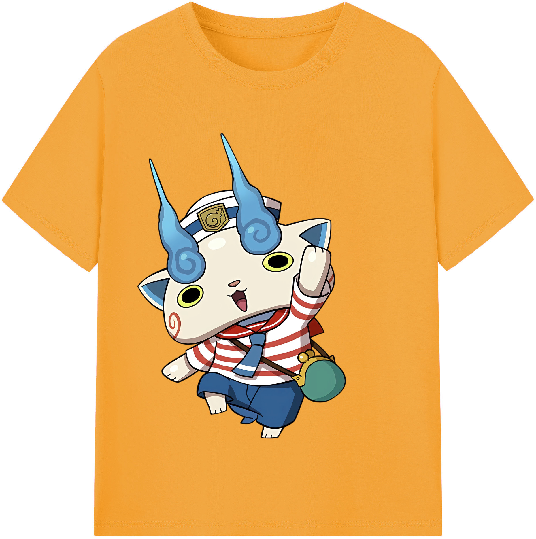 （画像用） 妖怪ウォッチ Yo-kai Watch 綿100％半袖Tシャツ（フロントプリント）