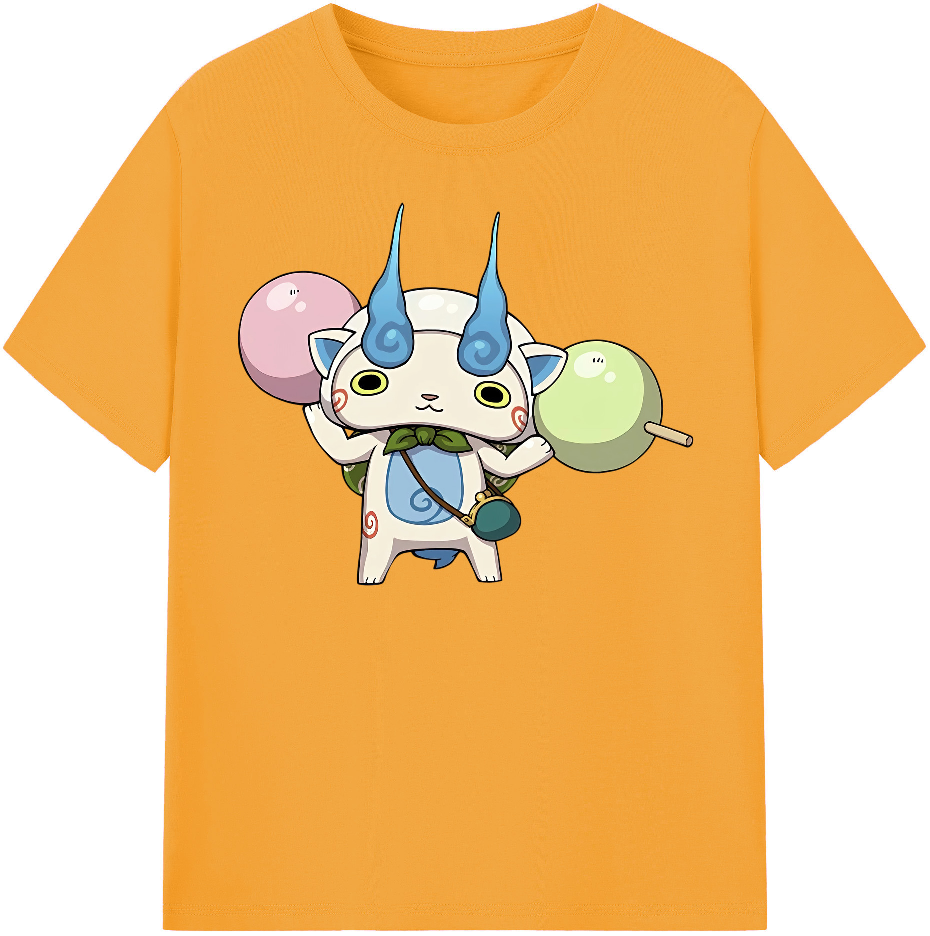 （画像用） 妖怪ウォッチ Yo-kai Watch 綿100％半袖Tシャツ（フロントプリント）