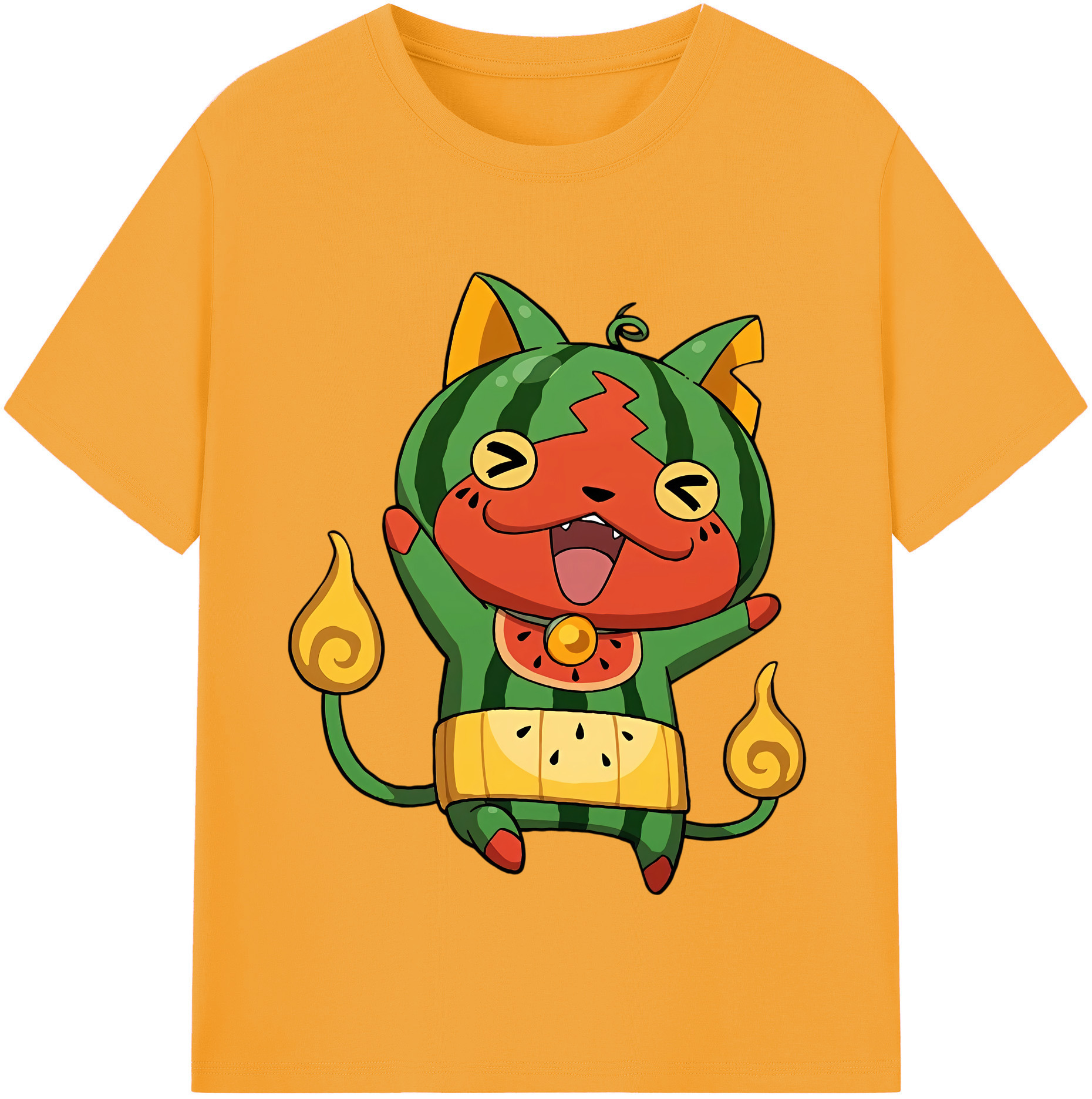 （画像用） 妖怪ウォッチ Yo-kai Watch 綿100％半袖Tシャツ（フロントプリント）