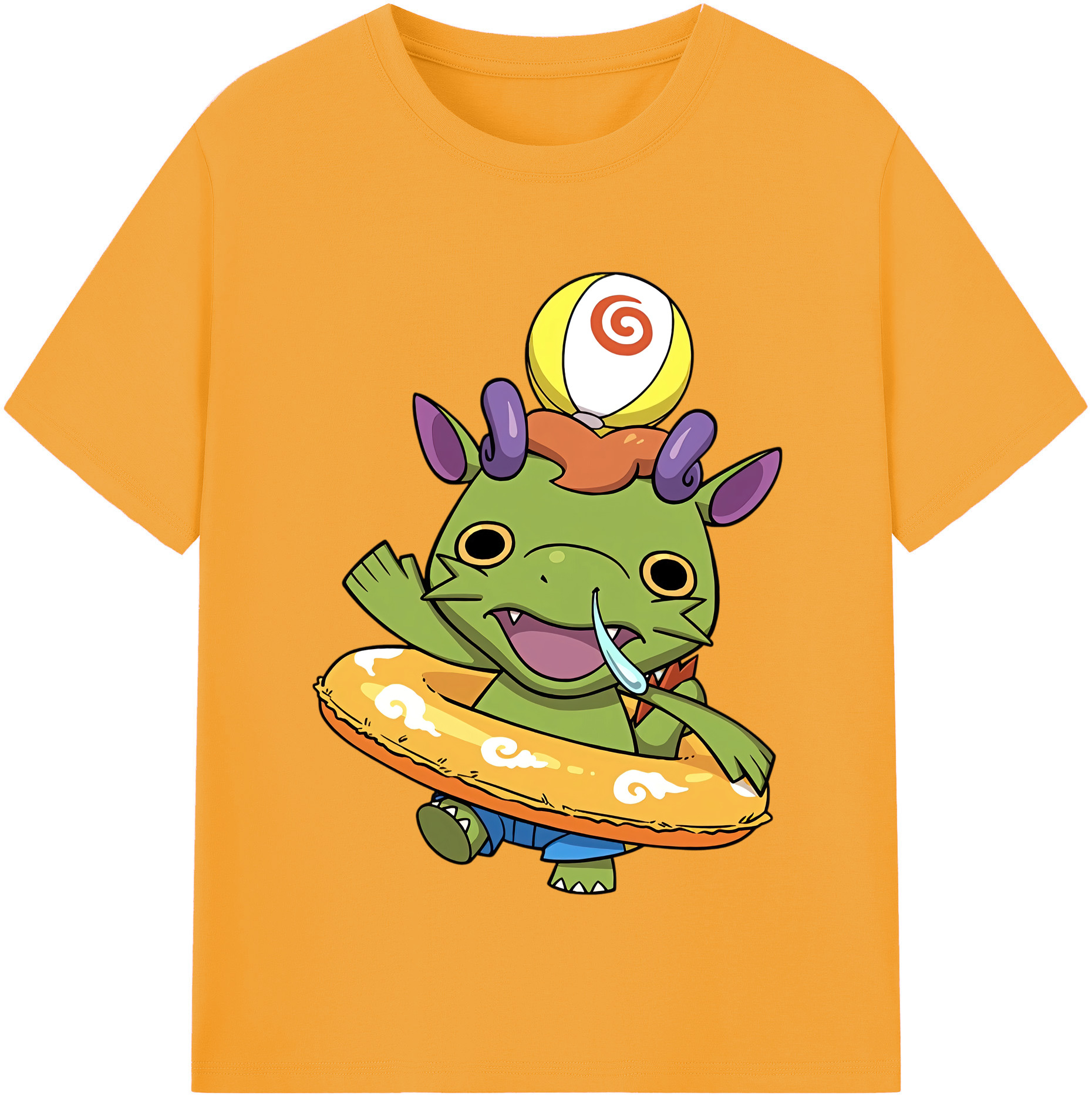 （画像用） 妖怪ウォッチ Yo-kai Watch 綿100％半袖Tシャツ（フロントプリント）