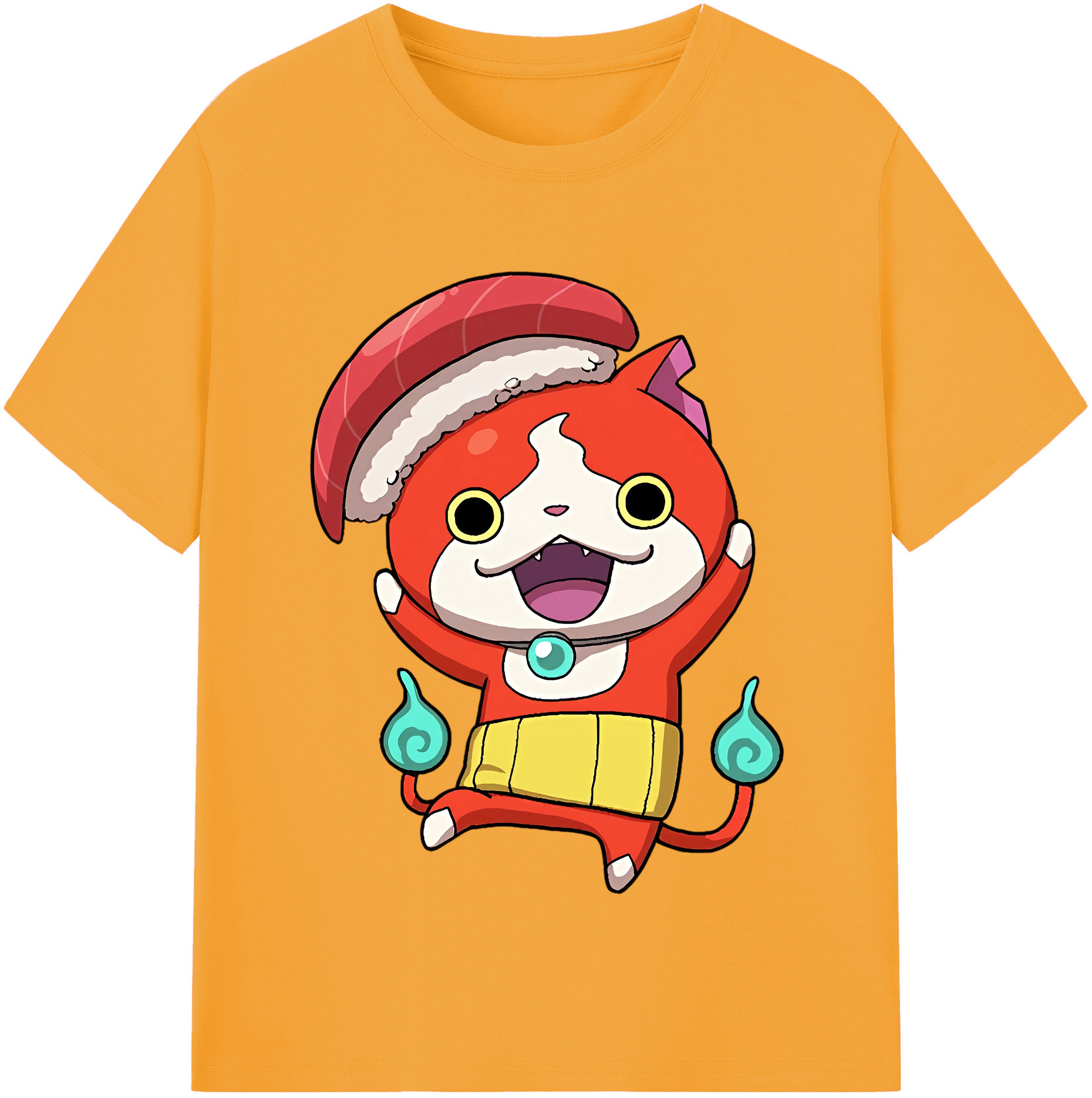 （画像用） 妖怪ウォッチ Yo-kai Watch 綿100％半袖Tシャツ（フロントプリント）