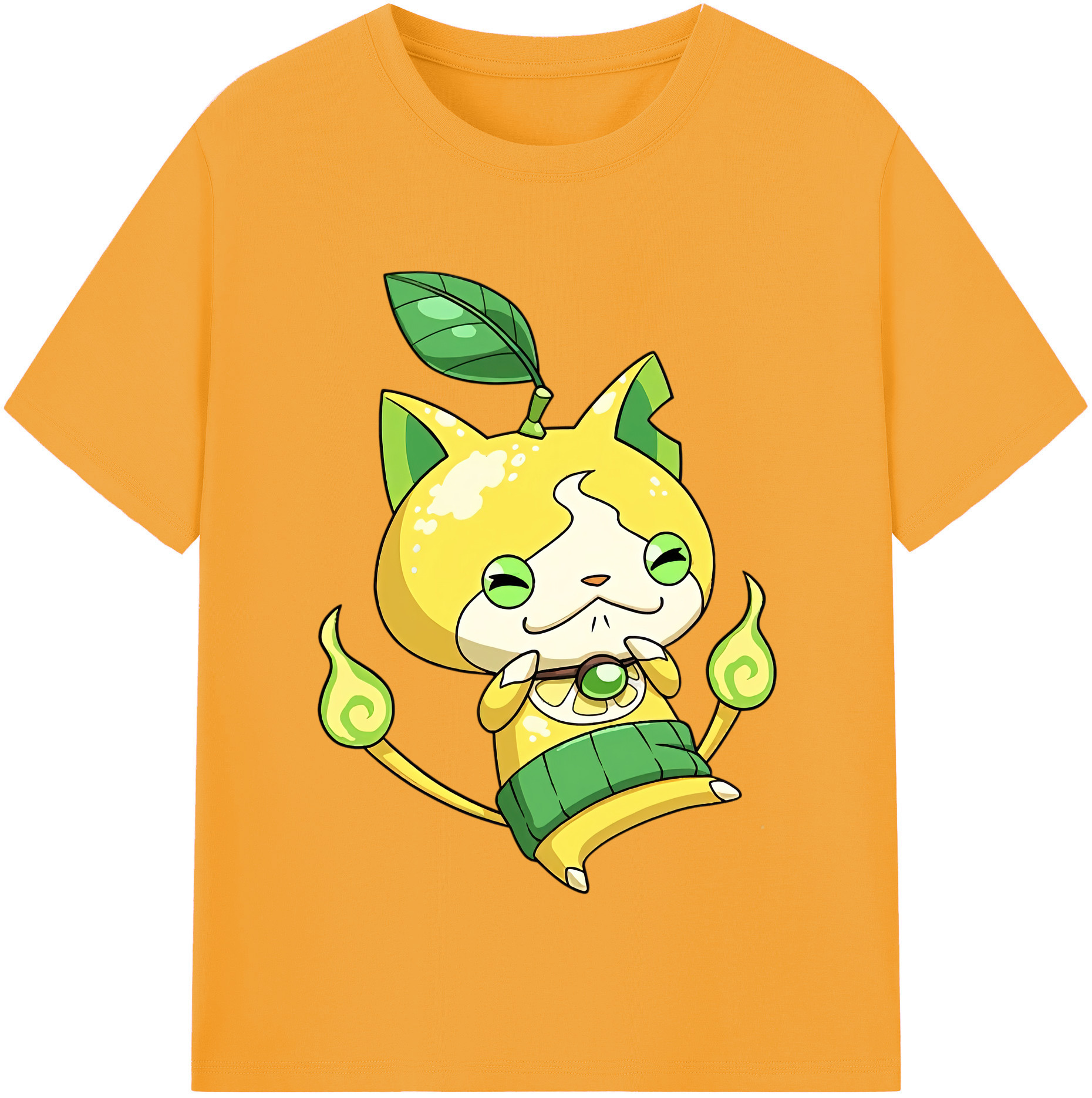 （画像用） 妖怪ウォッチ Yo-kai Watch 綿100％半袖Tシャツ（フロントプリント）