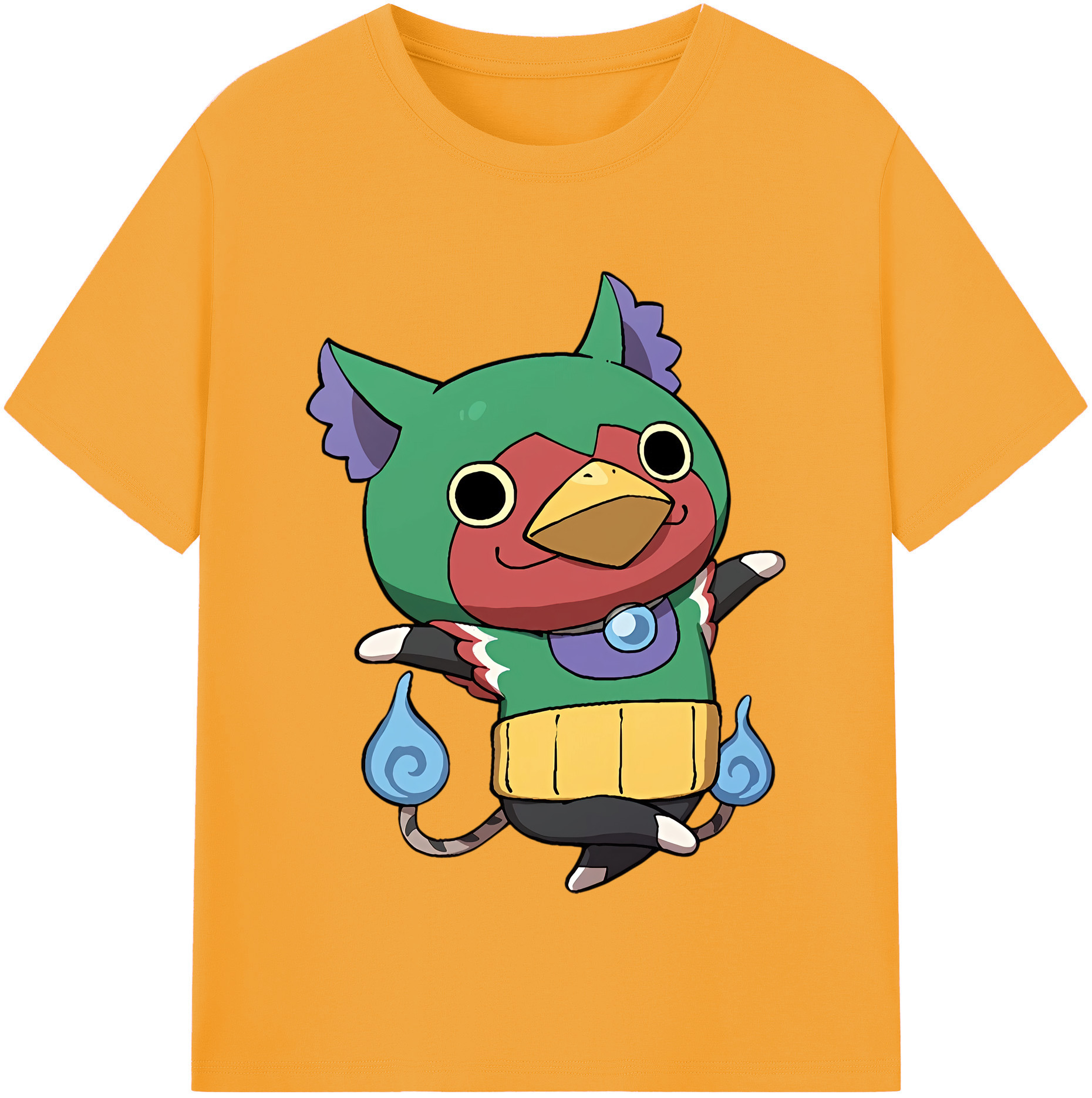 （画像用） 妖怪ウォッチ Yo-kai Watch 綿100％半袖Tシャツ（フロントプリント）