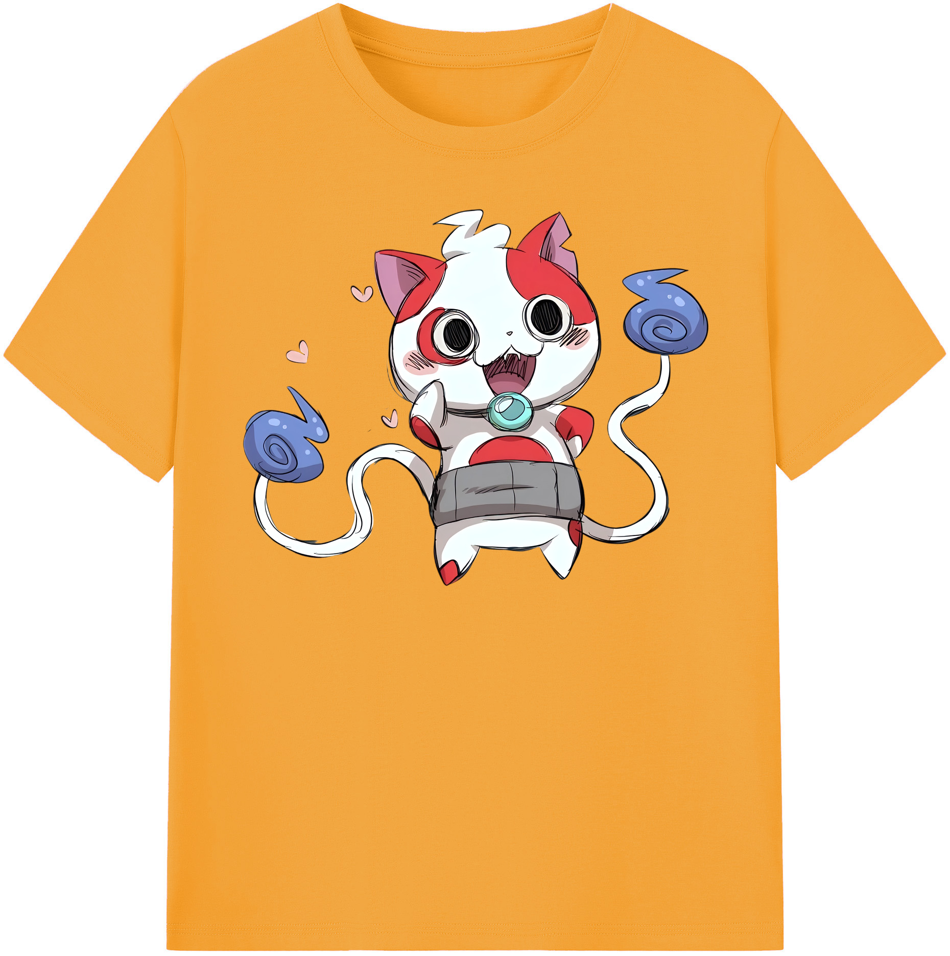 （画像用） 妖怪ウォッチ Yo-kai Watch 綿100％半袖Tシャツ（フロントプリント）