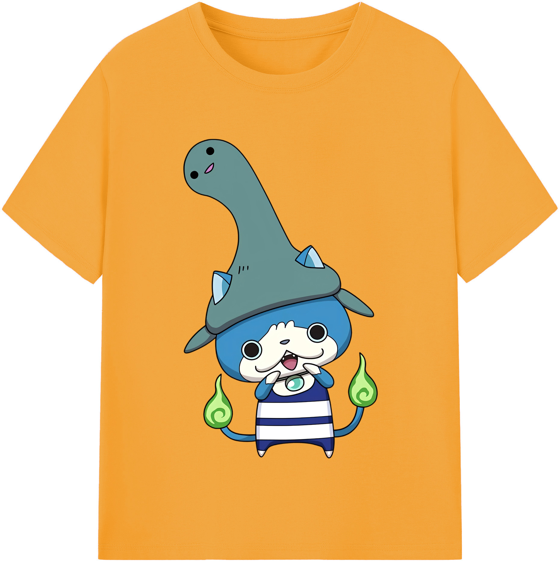 （画像用） 妖怪ウォッチ Yo-kai Watch 綿100％半袖Tシャツ（フロントプリント）