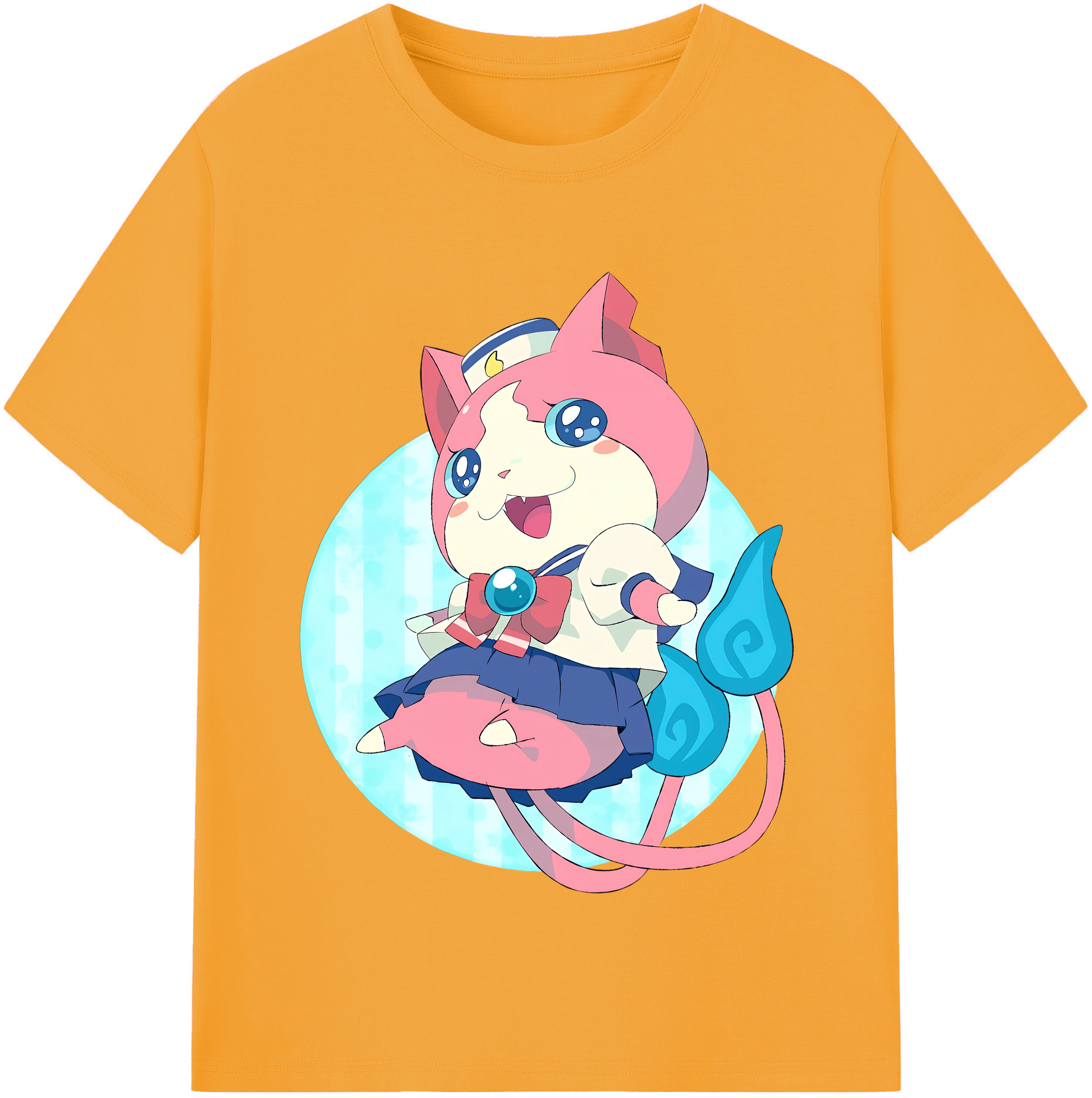 （画像用） 妖怪ウォッチ Yo-kai Watch 綿100％半袖Tシャツ（フロントプリント）
