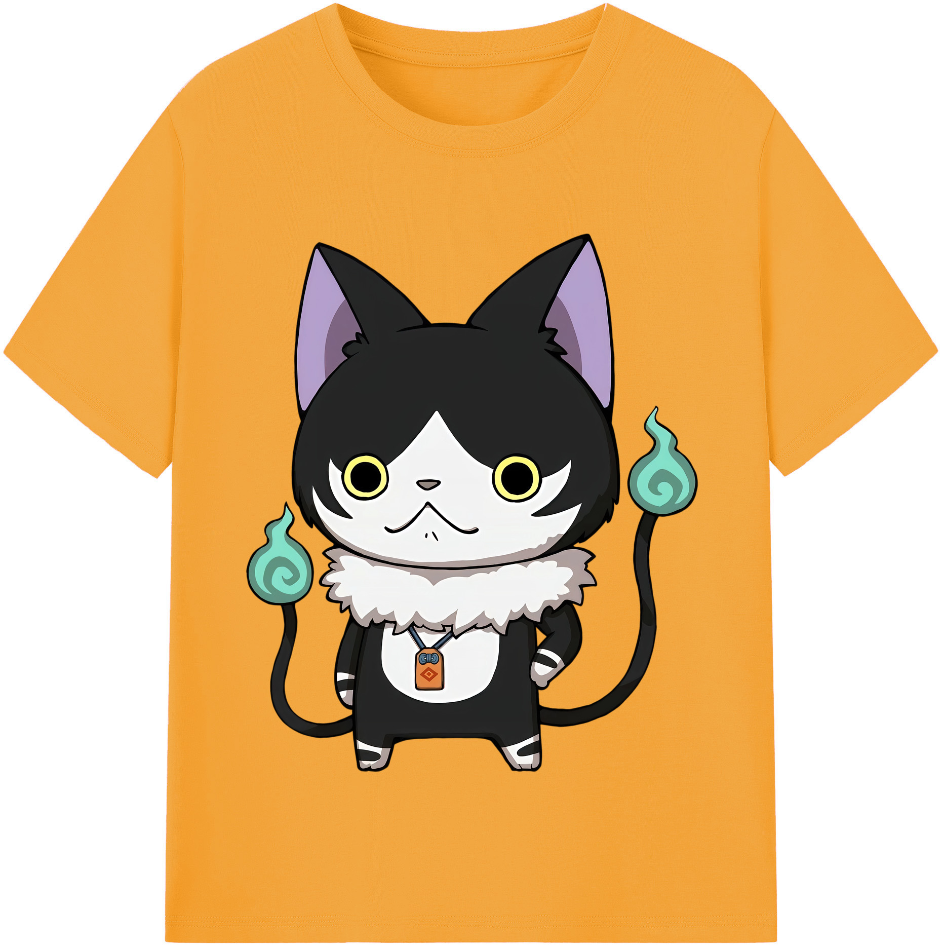 （画像用） 妖怪ウォッチ Yo-kai Watch 綿100％半袖Tシャツ（フロントプリント）