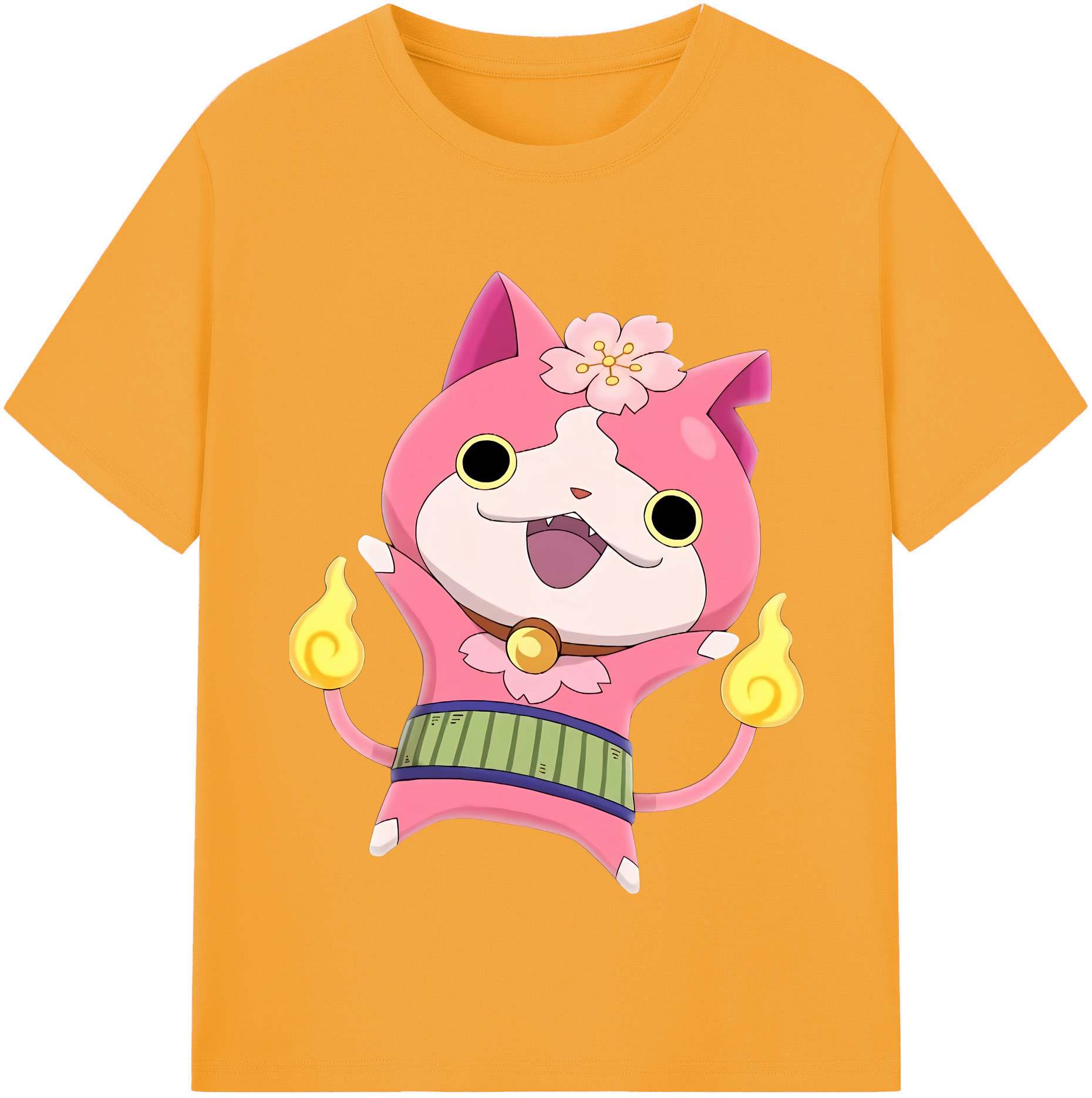 （画像用） 妖怪ウォッチ Yo-kai Watch 綿100％半袖Tシャツ（フロントプリント）