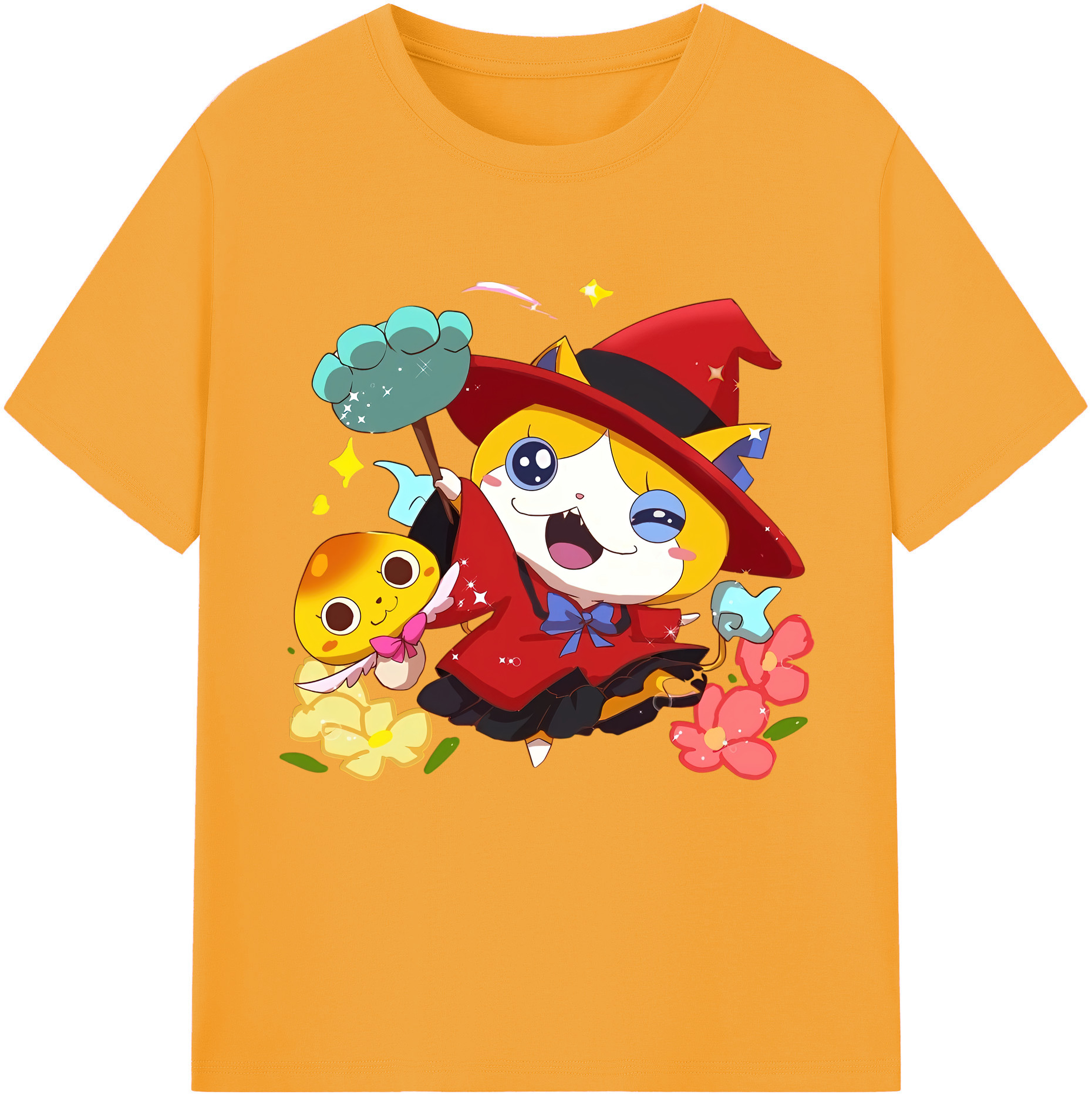 （画像用） 妖怪ウォッチ Yo-kai Watch 綿100％半袖Tシャツ（フロントプリント）