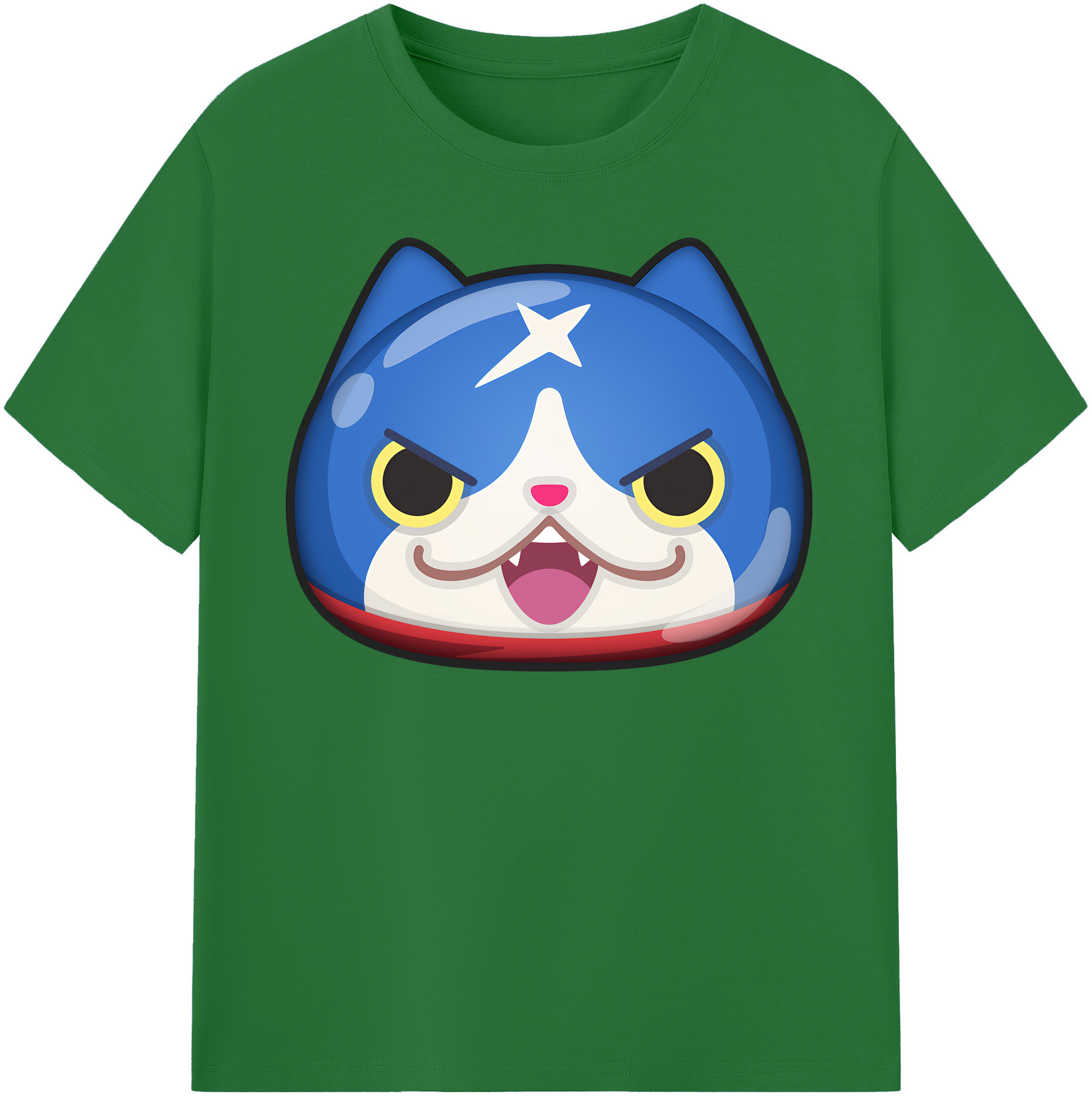 （画像用） 妖怪ウォッチ Yo-kai Watch 綿100％半袖Tシャツ（フロントプリント）