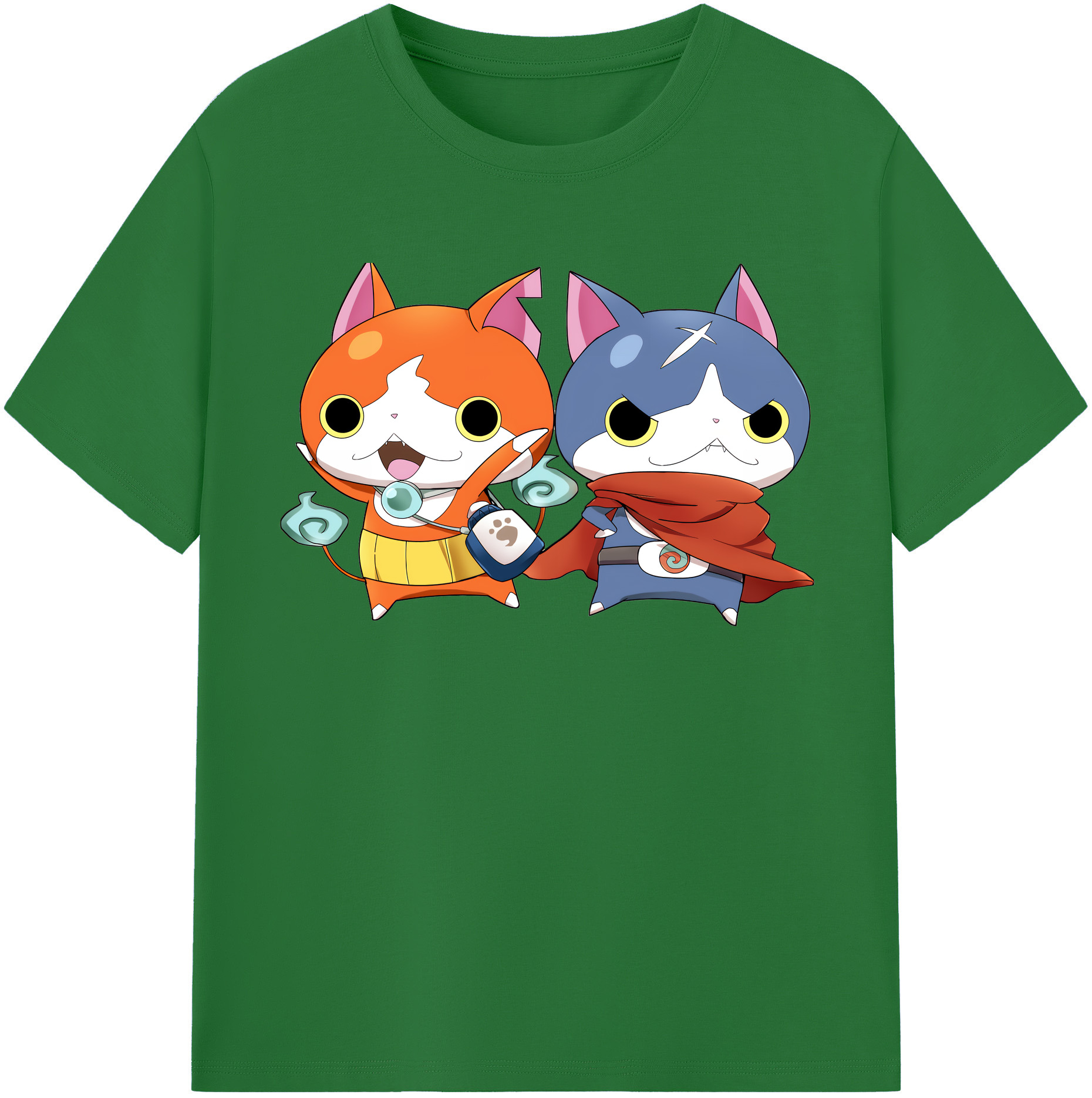 （画像用） 妖怪ウォッチ Yo-kai Watch 綿100％半袖Tシャツ（フロントプリント）