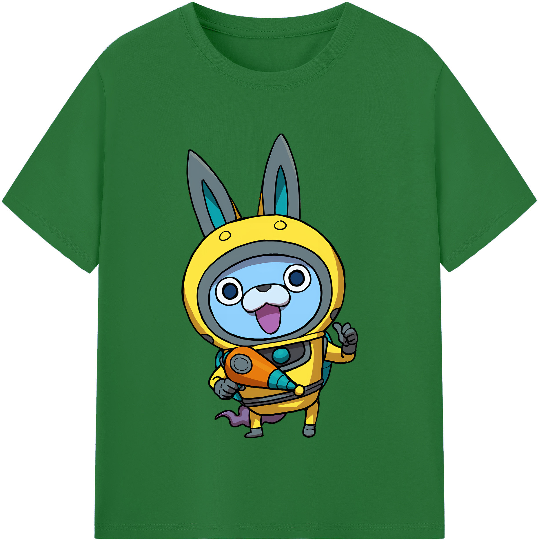 （画像用） 妖怪ウォッチ Yo-kai Watch 綿100％半袖Tシャツ（フロントプリント）