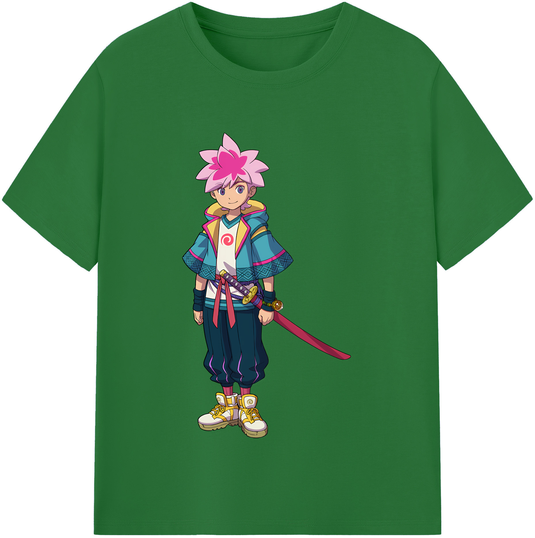（画像用） 妖怪ウォッチ Yo-kai Watch 綿100％半袖Tシャツ（フロントプリント）