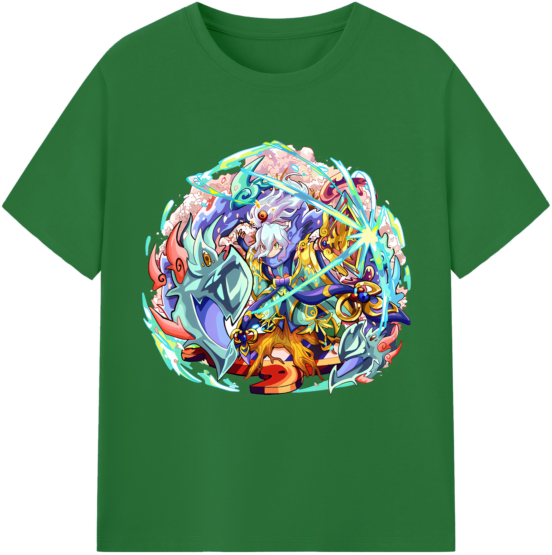 （画像用） 妖怪ウォッチ Yo-kai Watch 綿100％半袖Tシャツ（フロントプリント）