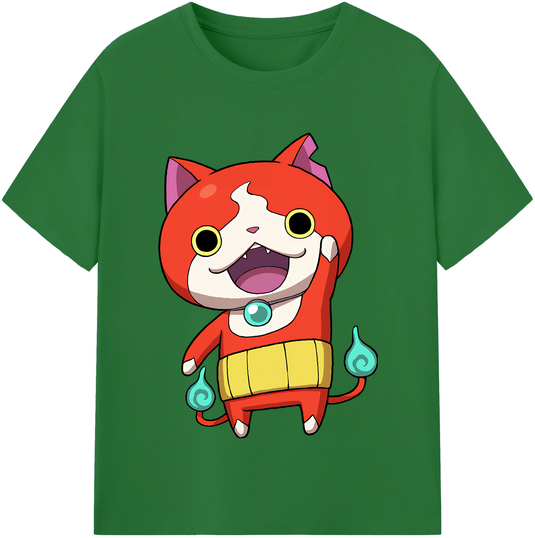 （画像用） 妖怪ウォッチ Yo-kai Watch 綿100％半袖Tシャツ（フロントプリント）