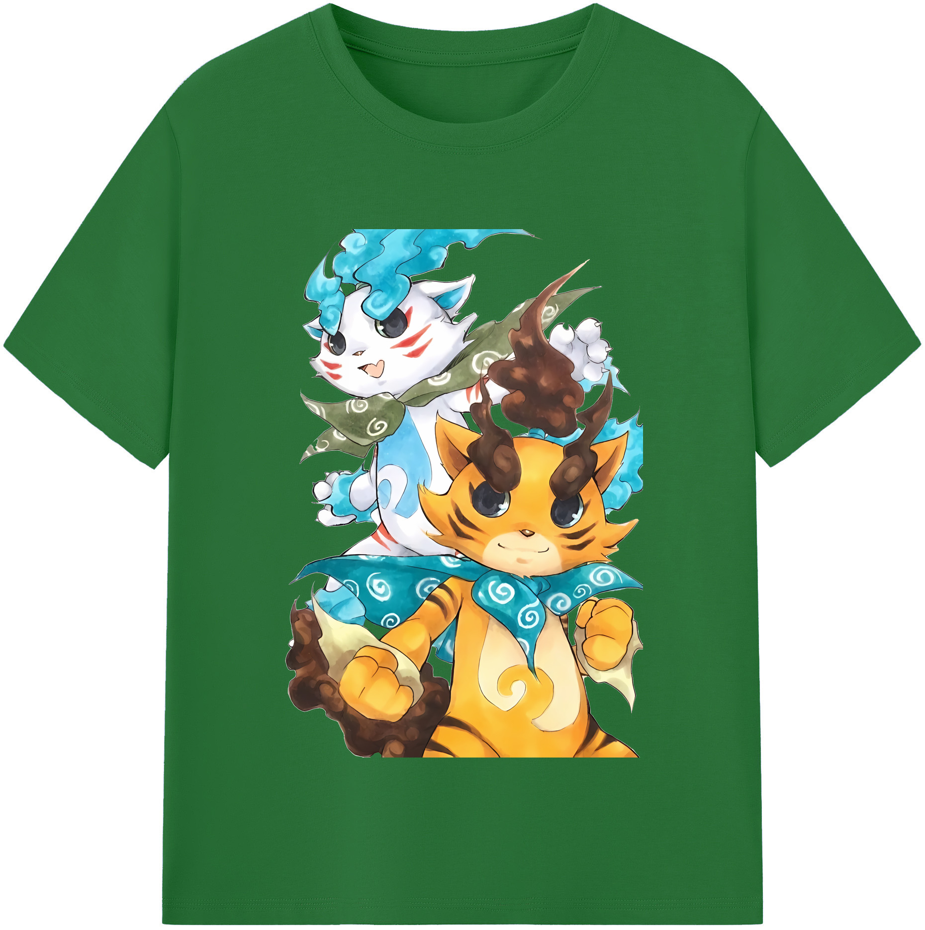 （画像用） 妖怪ウォッチ Yo-kai Watch 綿100％半袖Tシャツ（フロントプリント）