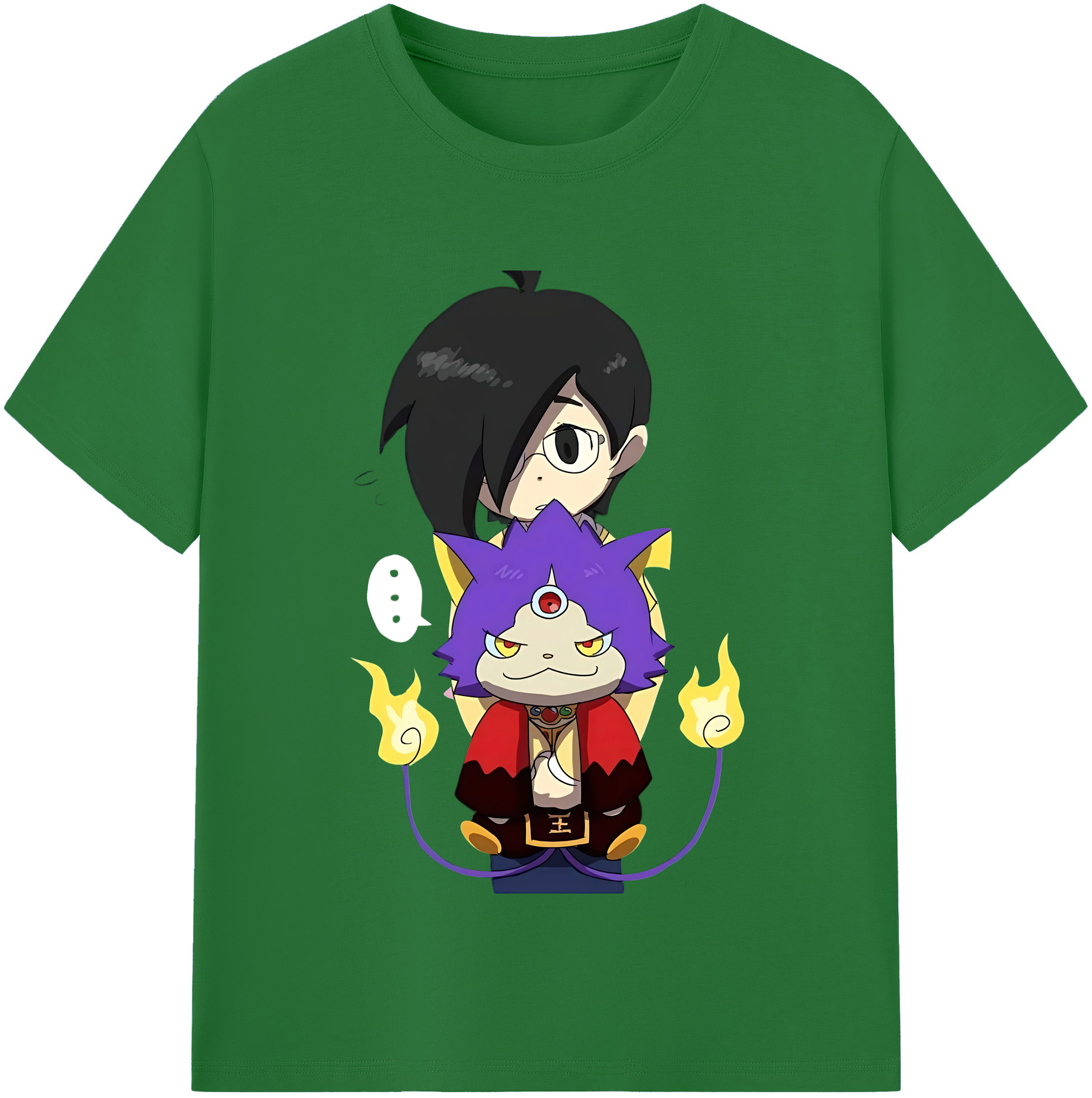 （画像用） 妖怪ウォッチ Yo-kai Watch 綿100％半袖Tシャツ（フロントプリント）