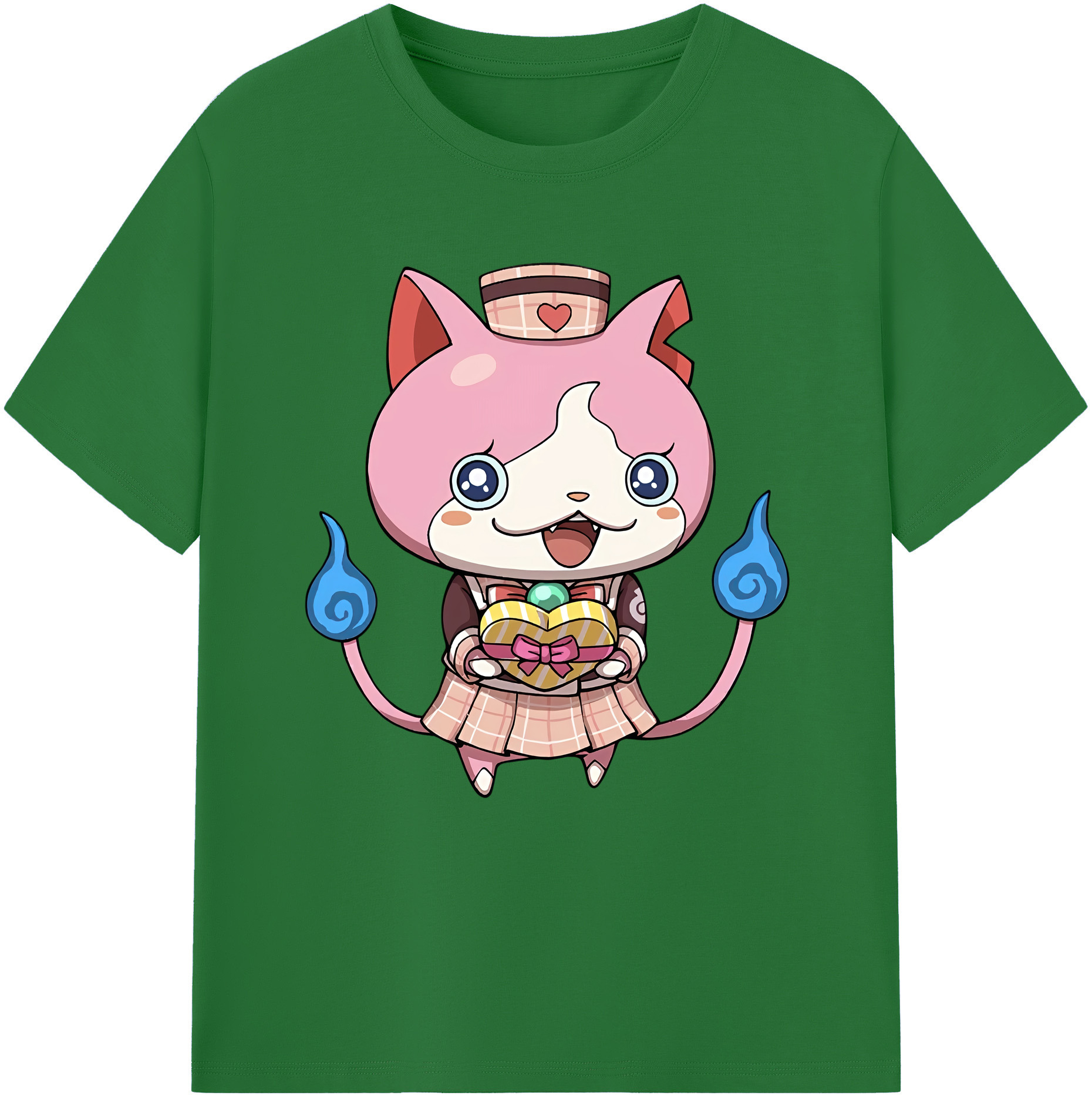 （画像用） 妖怪ウォッチ Yo-kai Watch 綿100％半袖Tシャツ（フロントプリント）