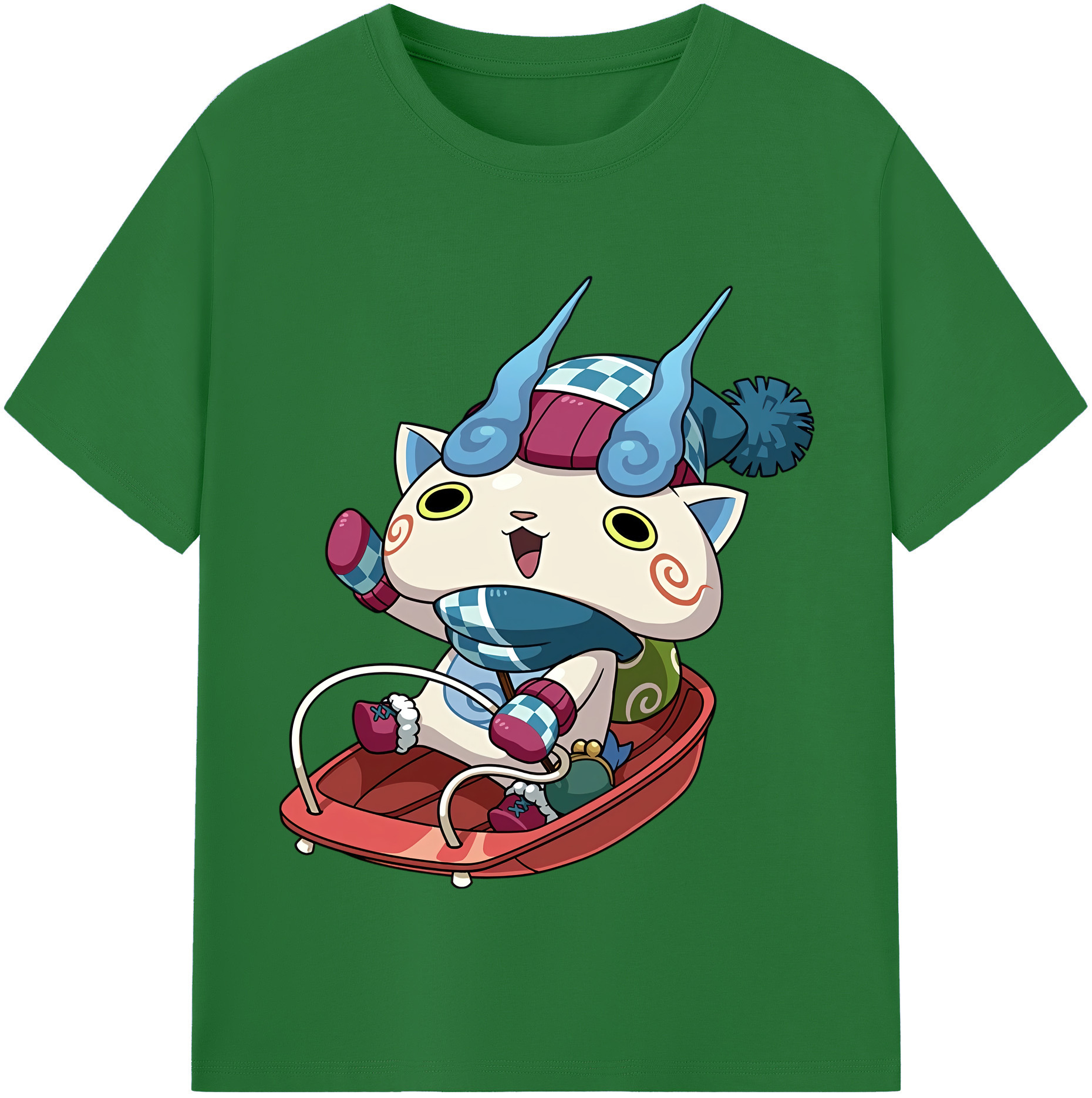 （画像用） 妖怪ウォッチ Yo-kai Watch 綿100％半袖Tシャツ（フロントプリント）