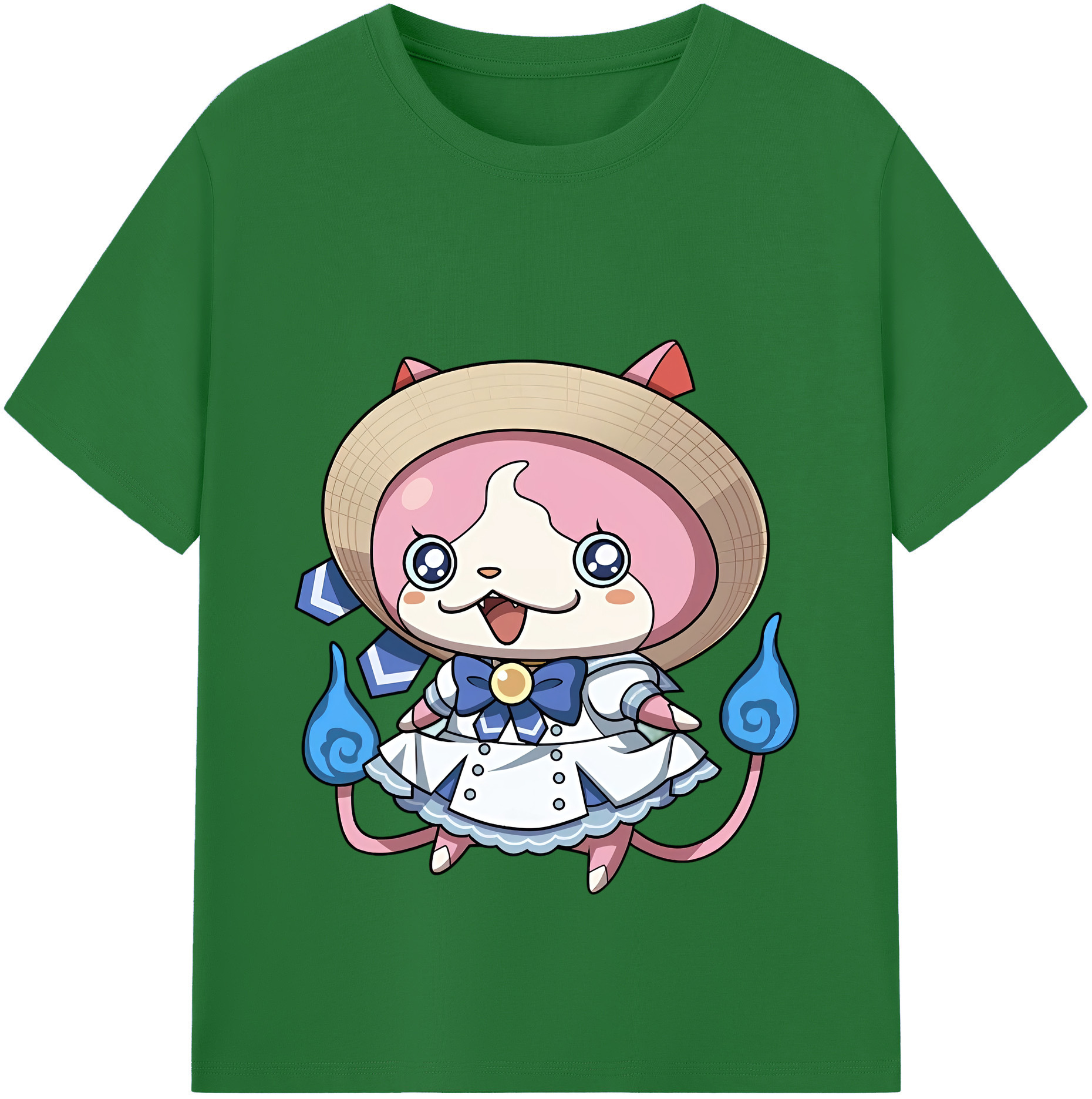 （画像用） 妖怪ウォッチ Yo-kai Watch 綿100％半袖Tシャツ（フロントプリント）