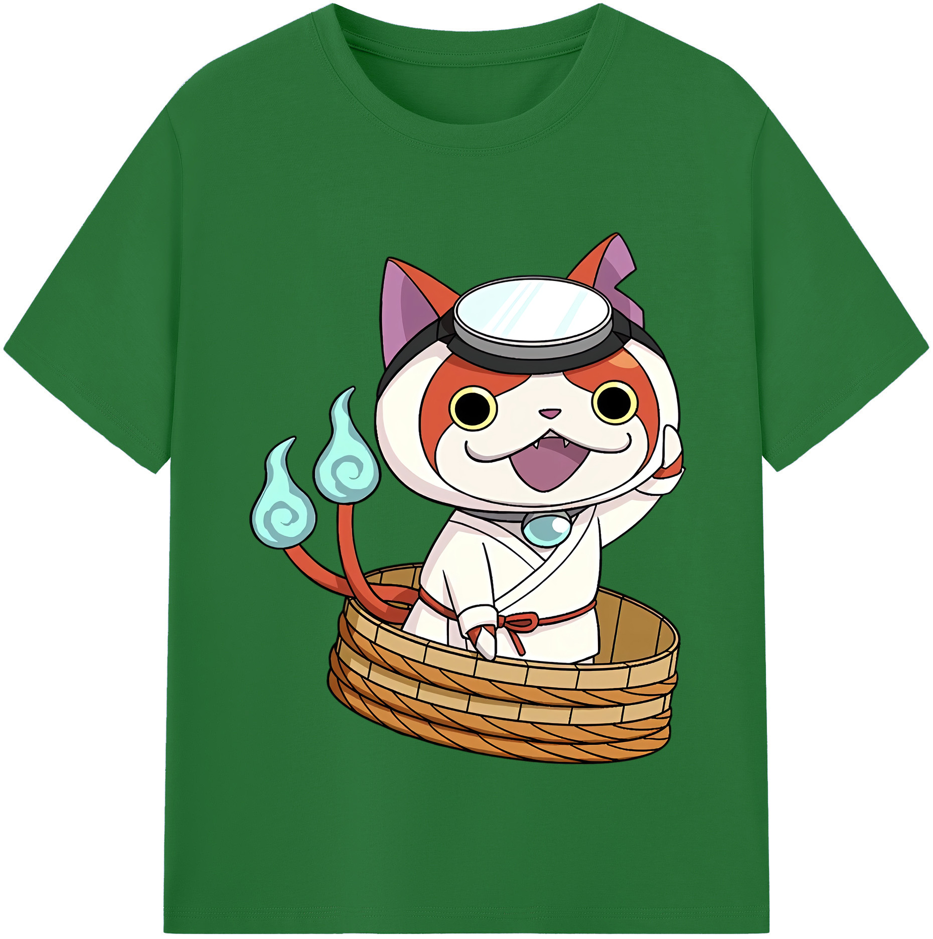 （画像用） 妖怪ウォッチ Yo-kai Watch 綿100％半袖Tシャツ（フロントプリント）