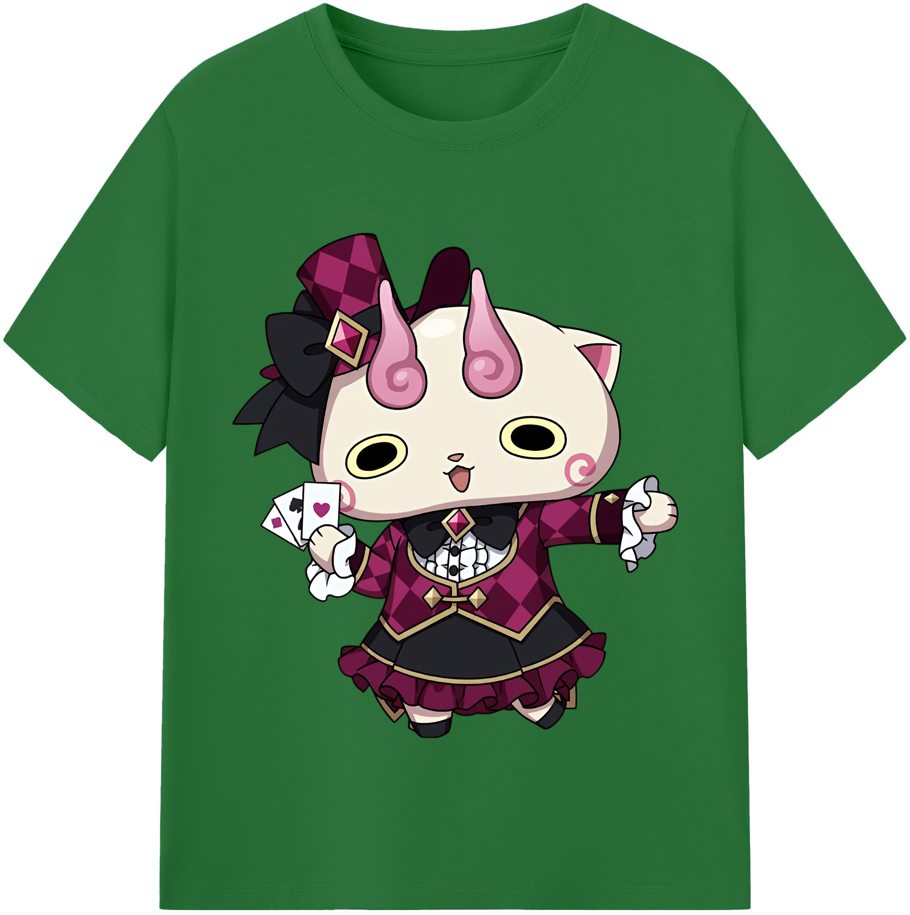 （画像用） 妖怪ウォッチ Yo-kai Watch 綿100％半袖Tシャツ（フロントプリント）