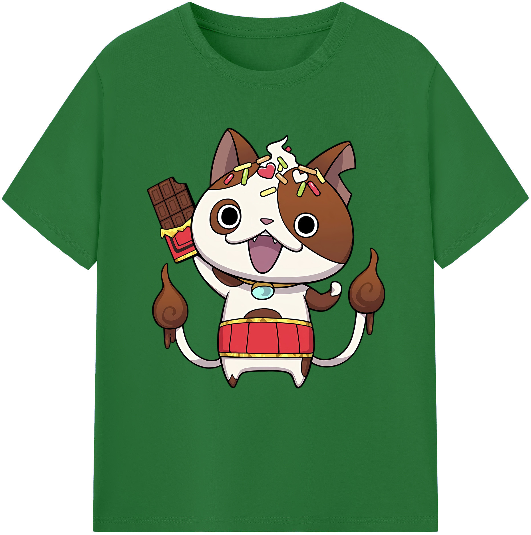 （画像用） 妖怪ウォッチ Yo-kai Watch 綿100％半袖Tシャツ（フロントプリント）