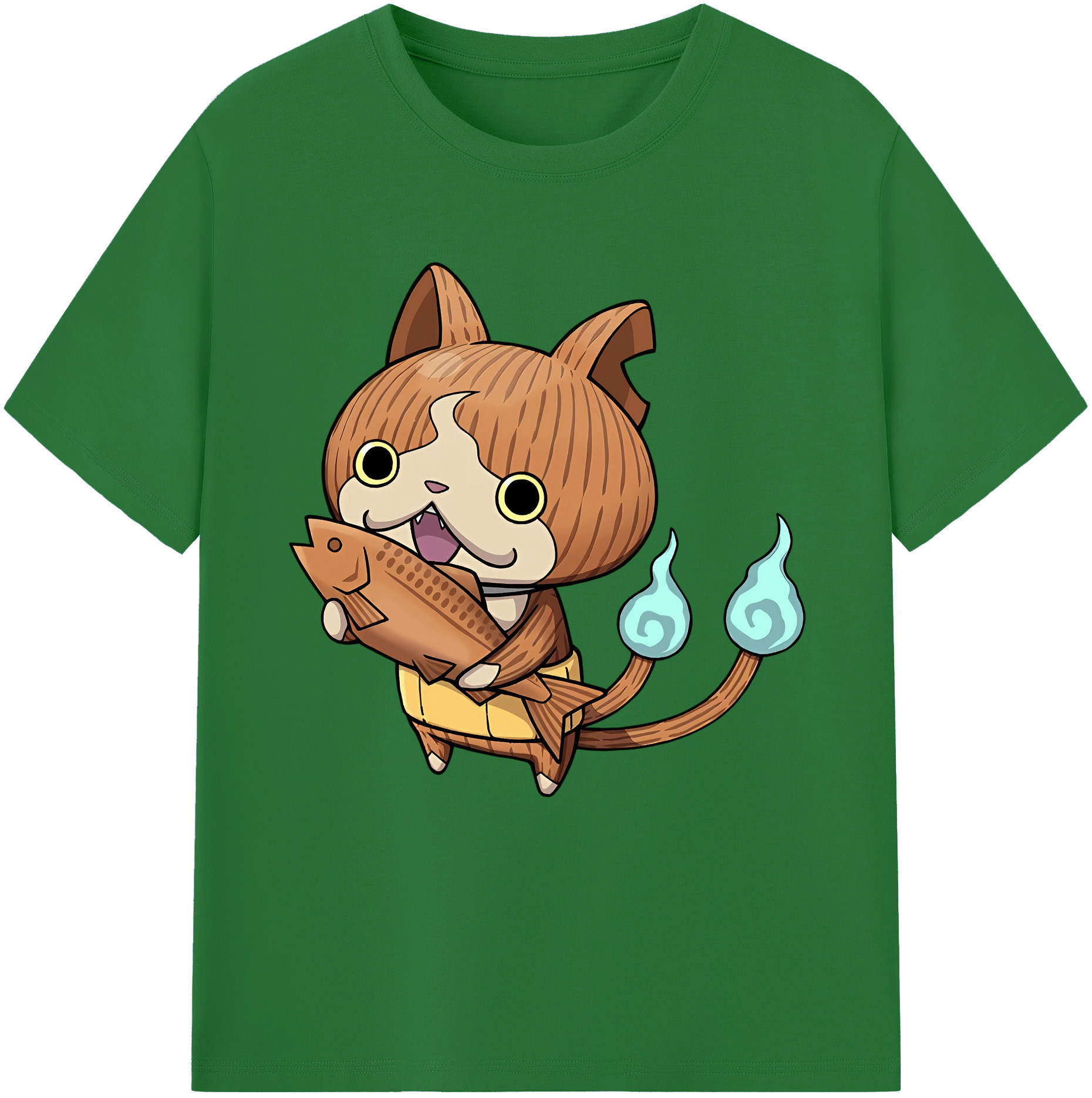 （画像用） 妖怪ウォッチ Yo-kai Watch 綿100％半袖Tシャツ（フロントプリント）