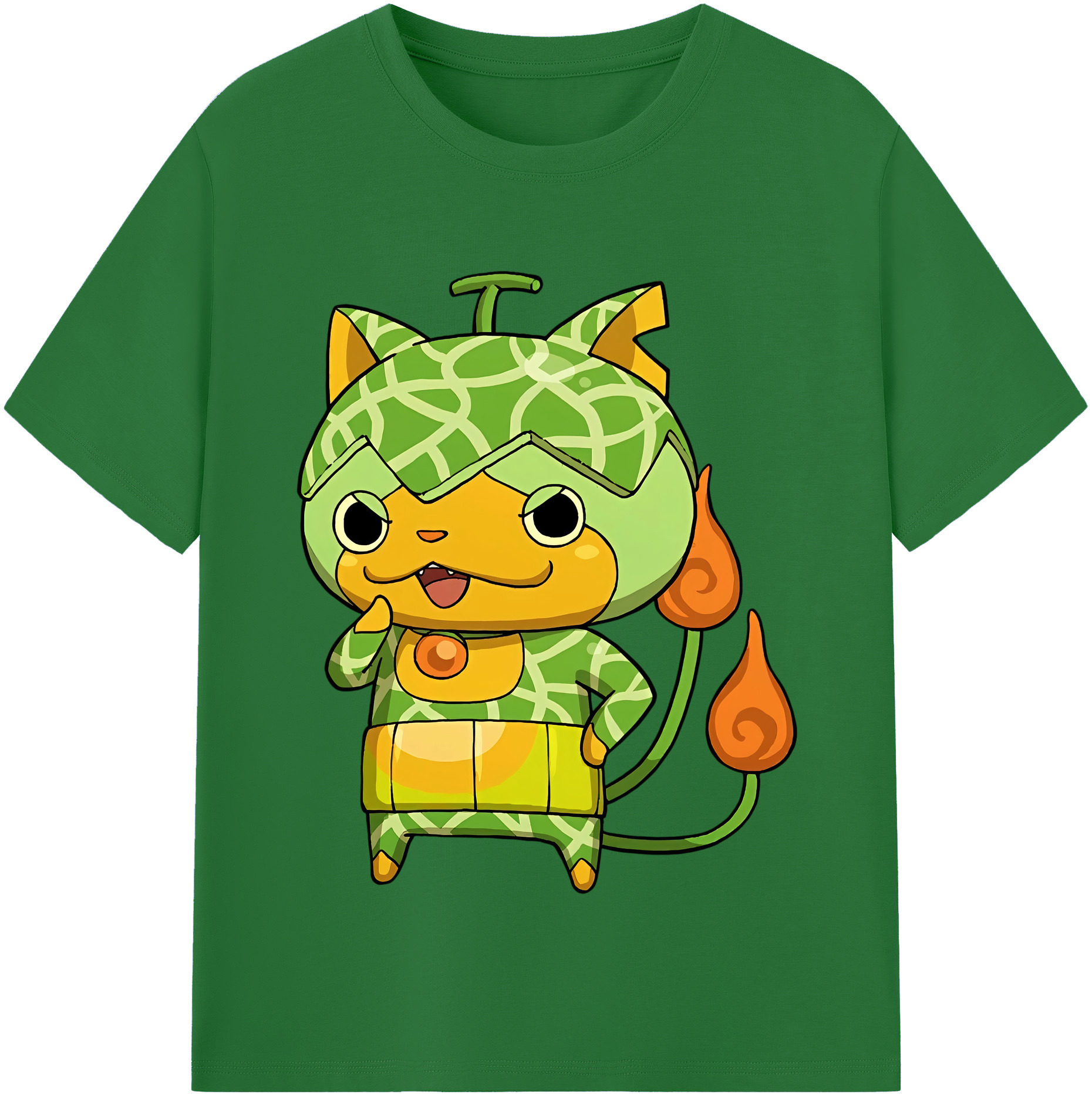 （画像用） 妖怪ウォッチ Yo-kai Watch 綿100％半袖Tシャツ（フロントプリント）