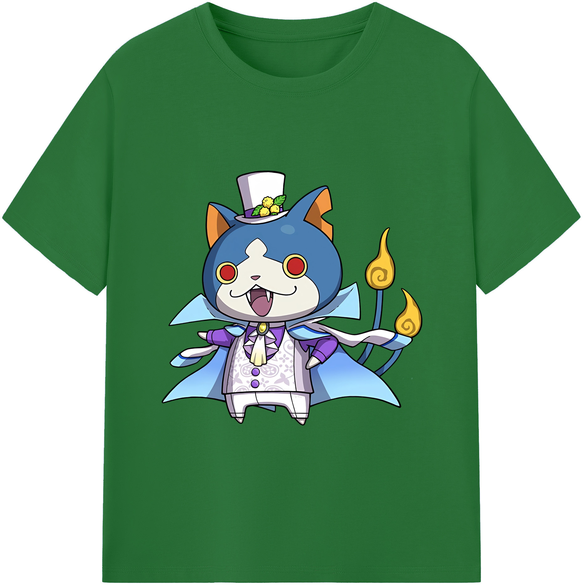 （画像用） 妖怪ウォッチ Yo-kai Watch 綿100％半袖Tシャツ（フロントプリント）