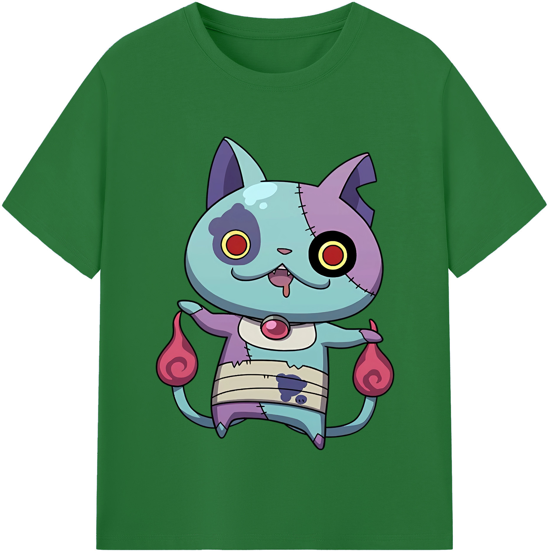 （画像用） 妖怪ウォッチ Yo-kai Watch 綿100％半袖Tシャツ（フロントプリント）